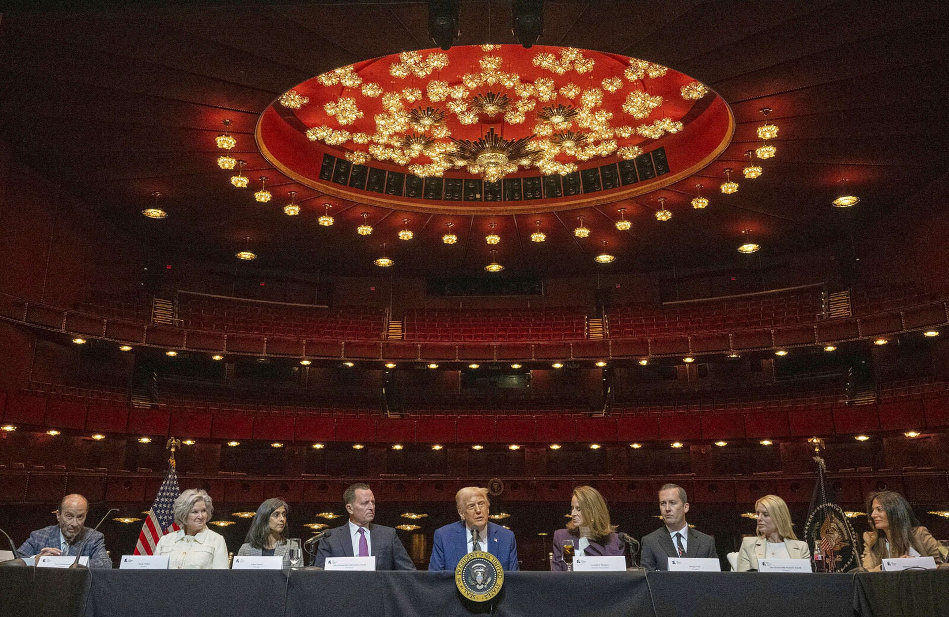 Trump Stages "Power Show" at Cultural Center