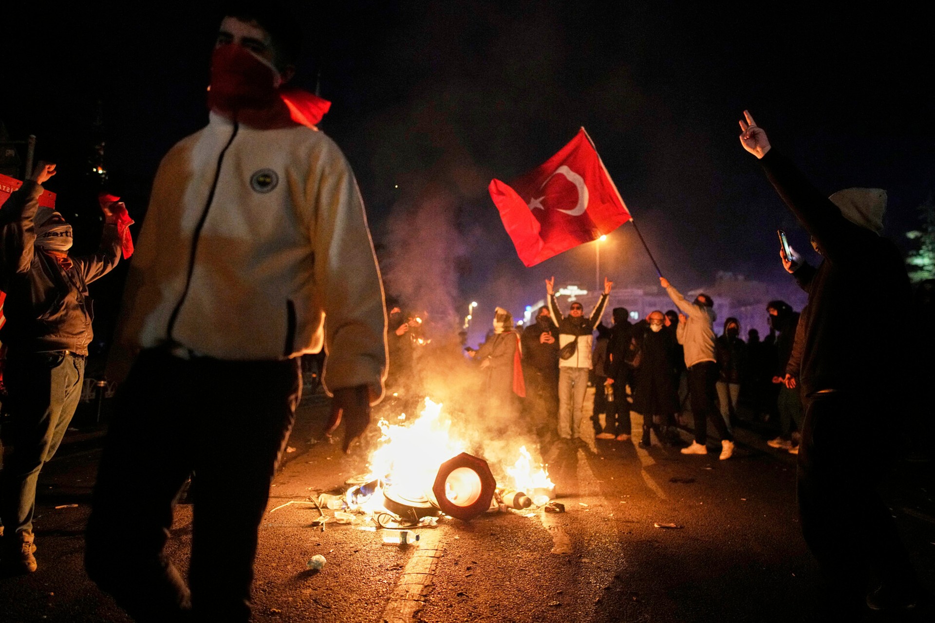 Turkey Sees 343 Arrests as Protests Erupt Over Istanbul Mayor's Detention