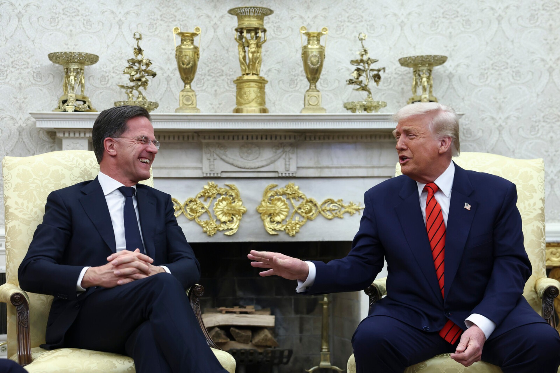 Trump talks about everything except NATO during Rutte's visit