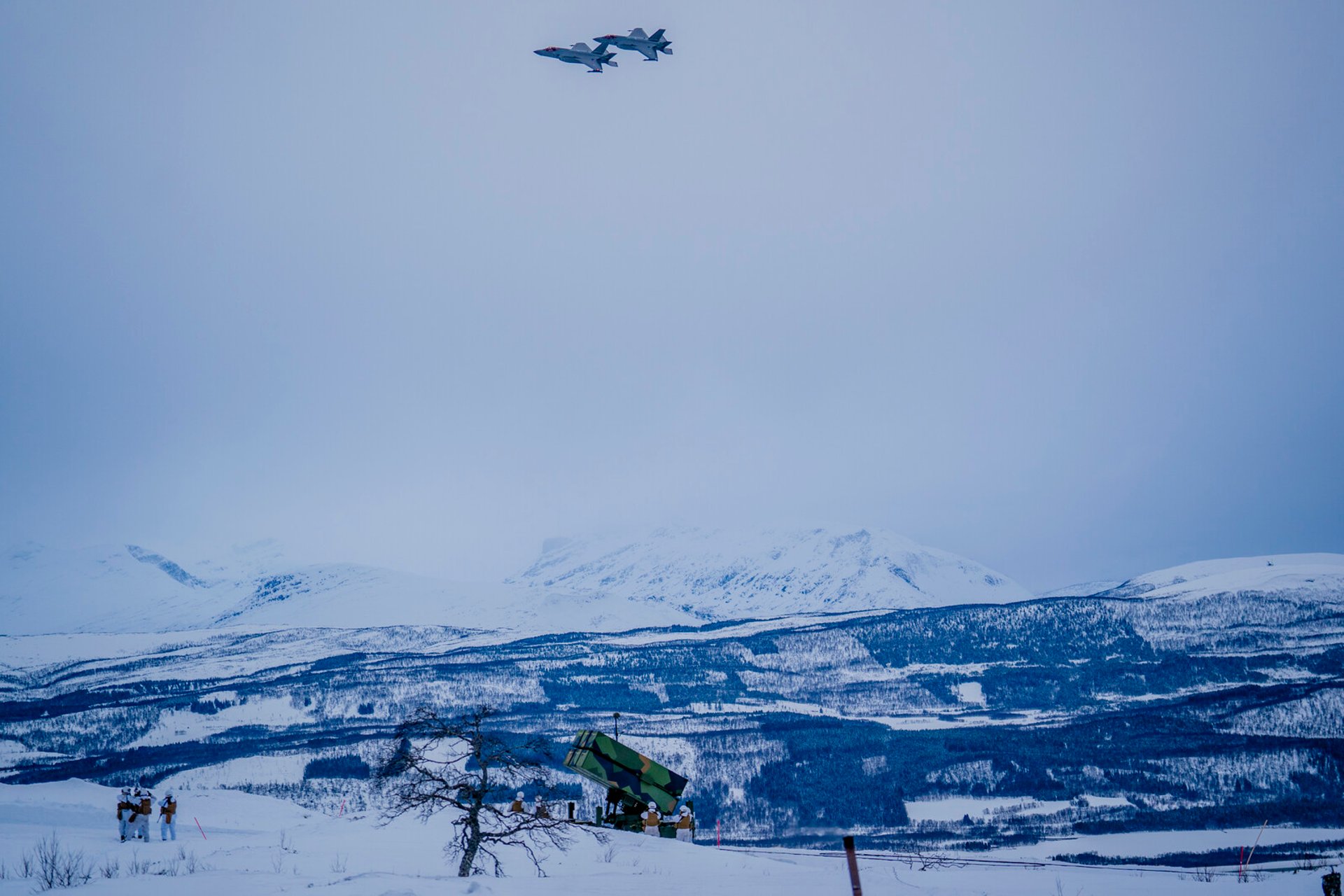 Short flight stop in northern Norway