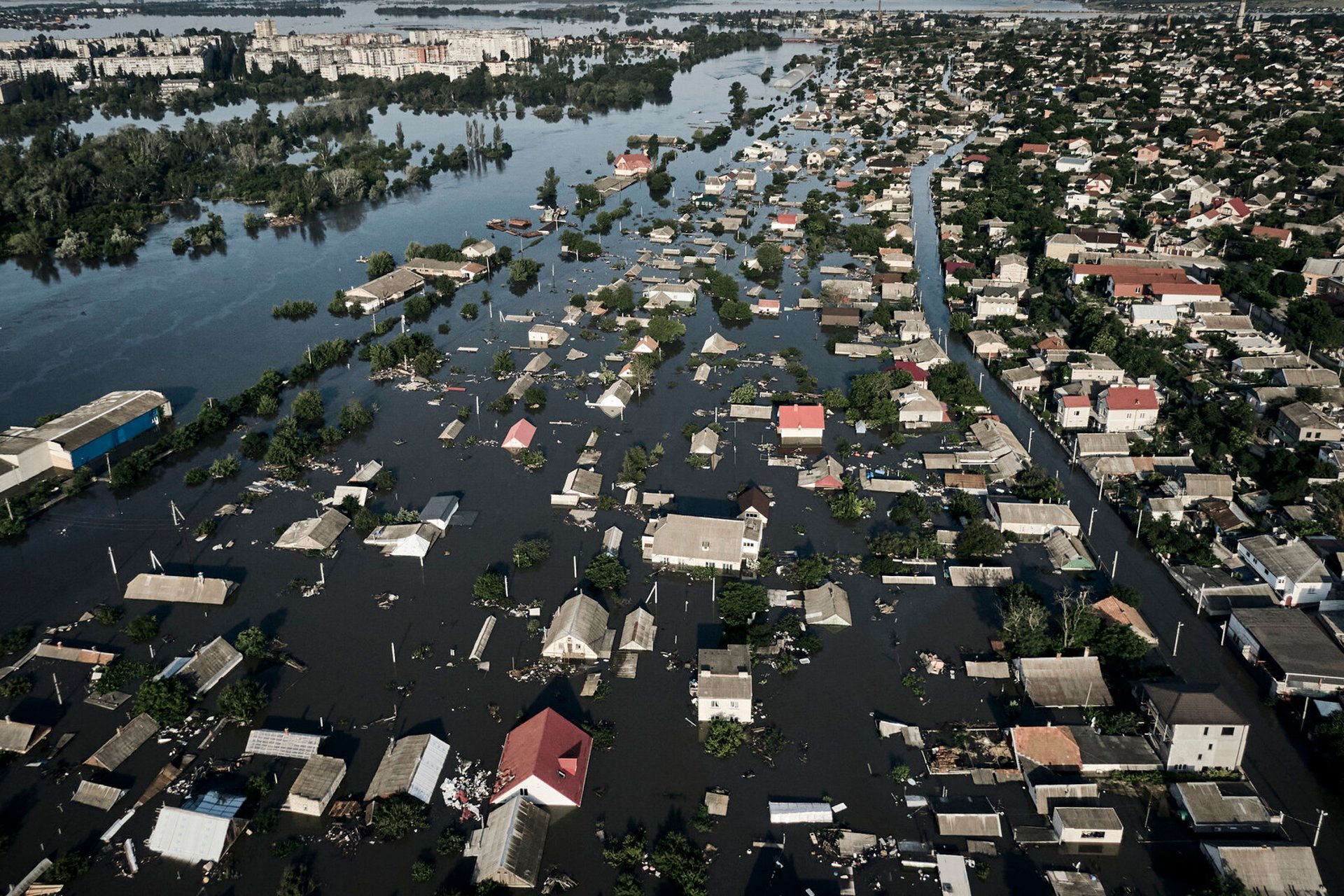 Dam Threatens Ukrainian Villages