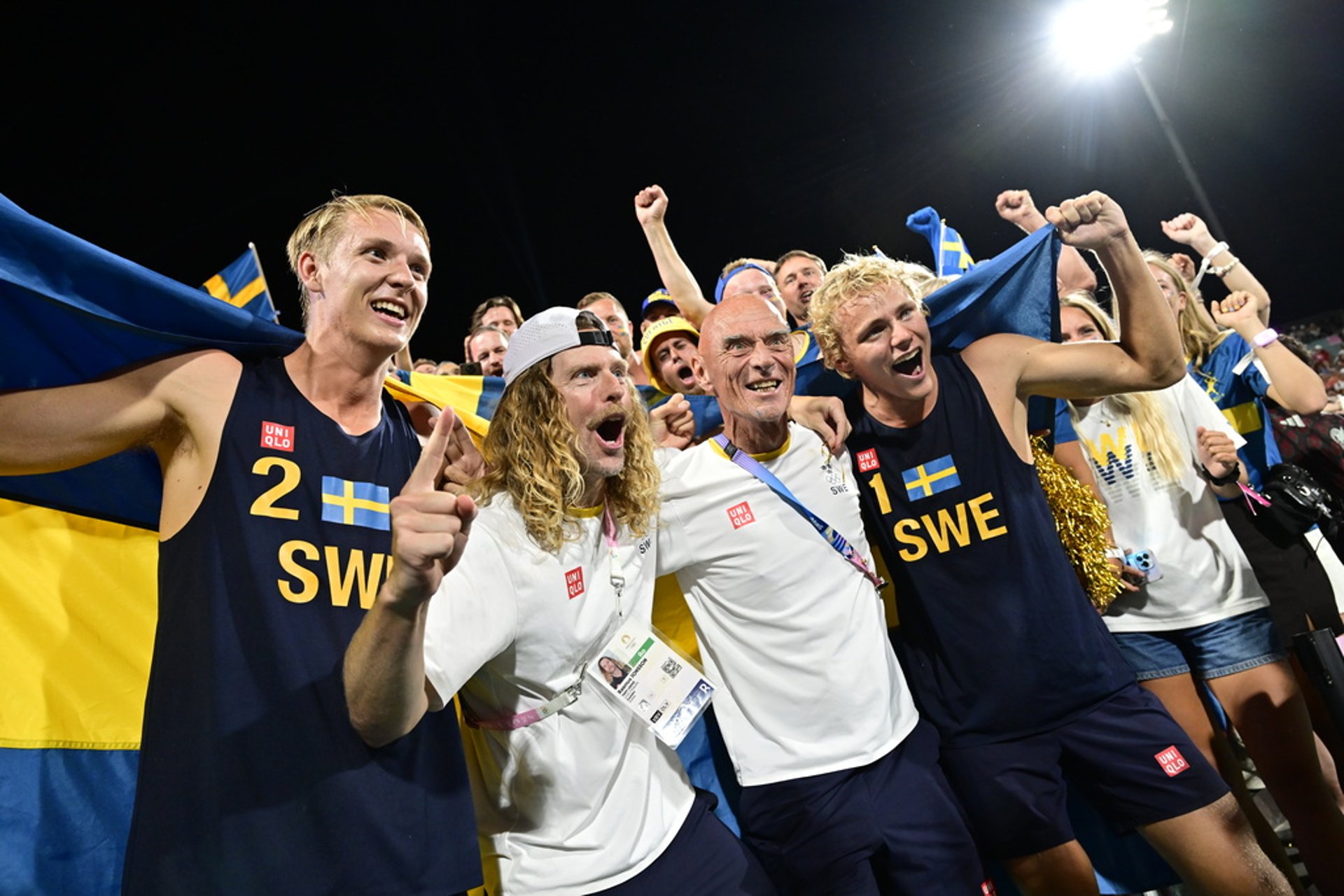 So Sweden became the world's best in beach volleyball