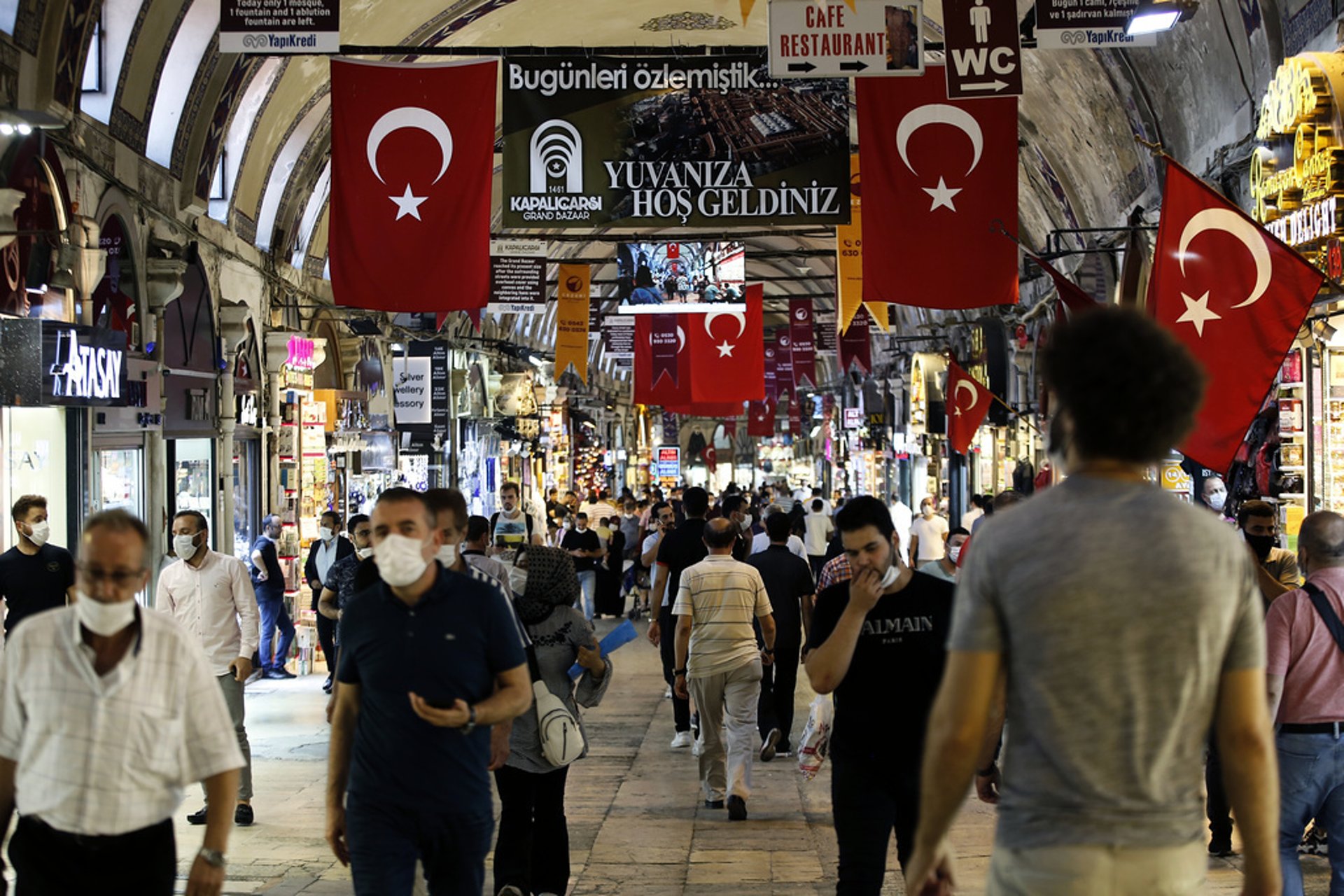 Turkish inflation falls to 52 percent