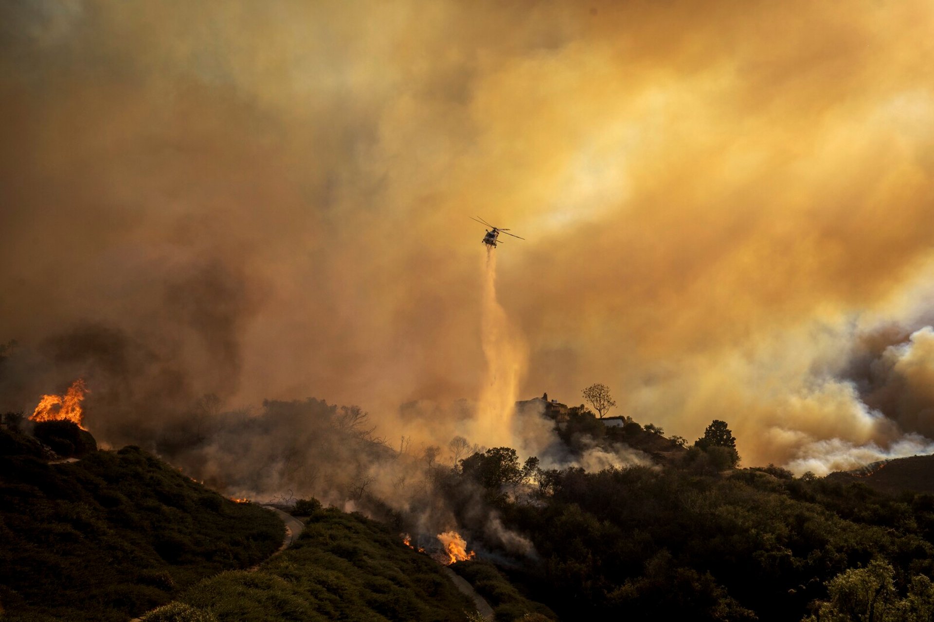 Destructive winds and drought behind