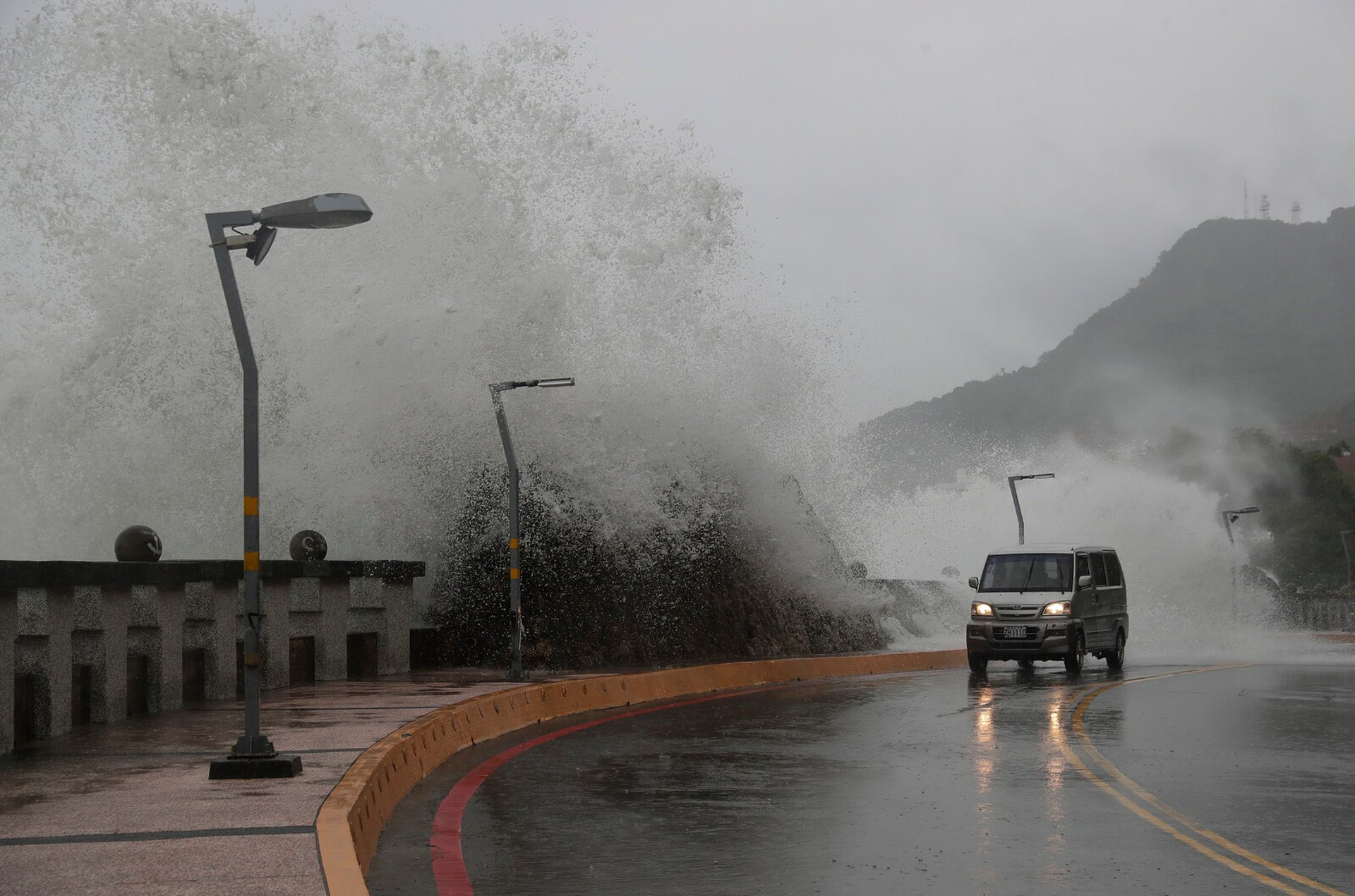 Dead and Injured as Typhoon Hits Taiwan