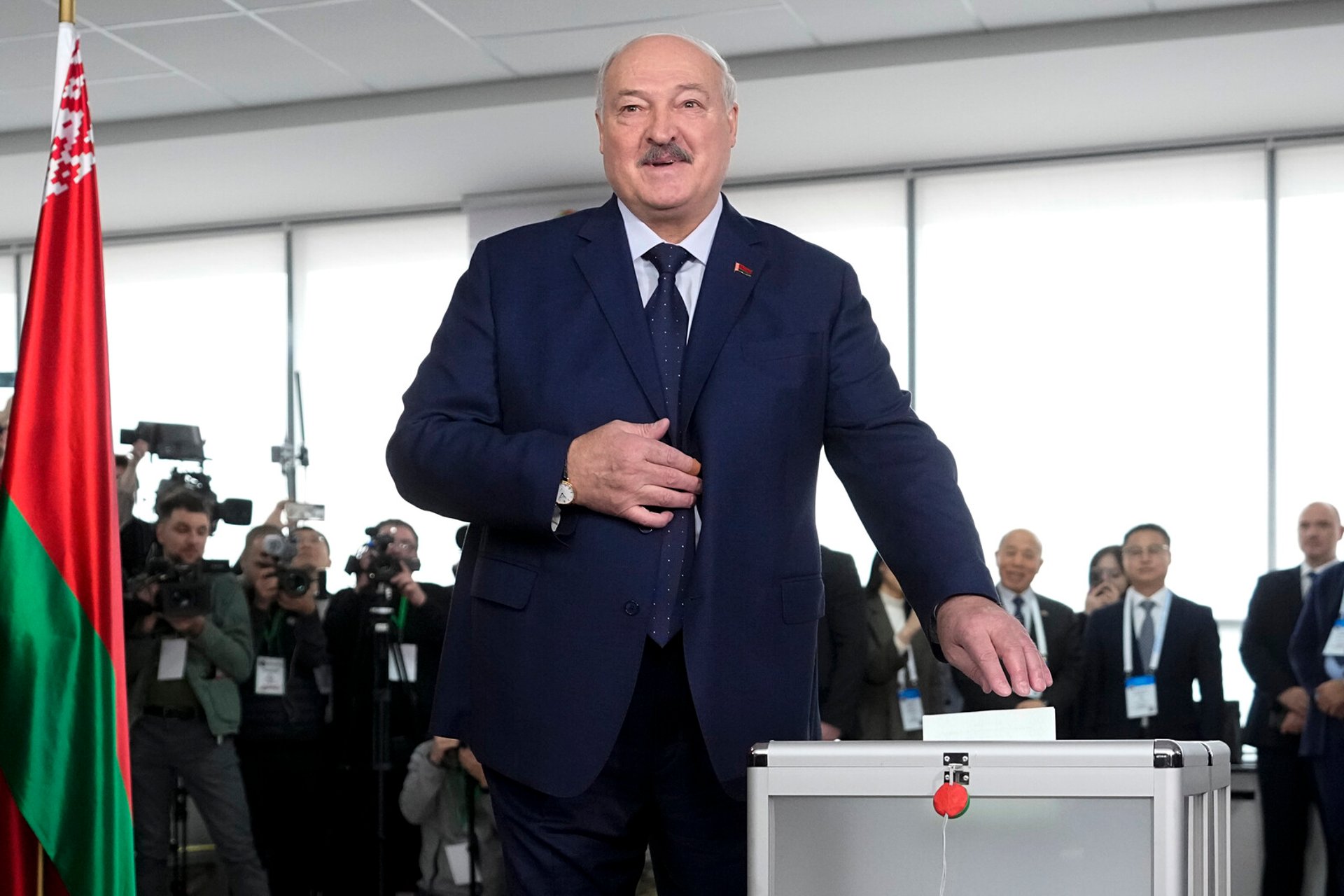 Alleged landslide victory for Lukashenko in rigged election