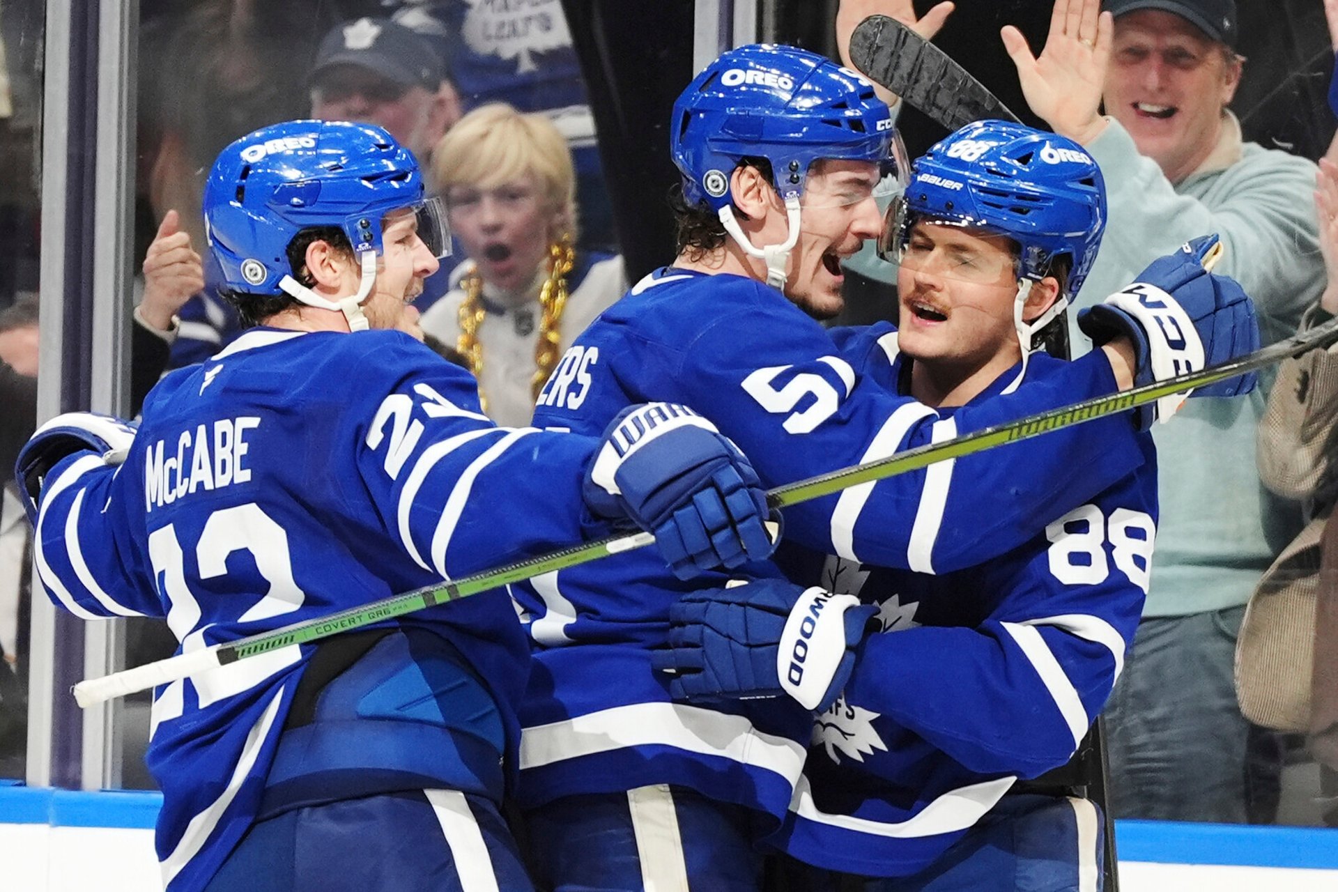 Nylander scores two goals: "A crazy match"