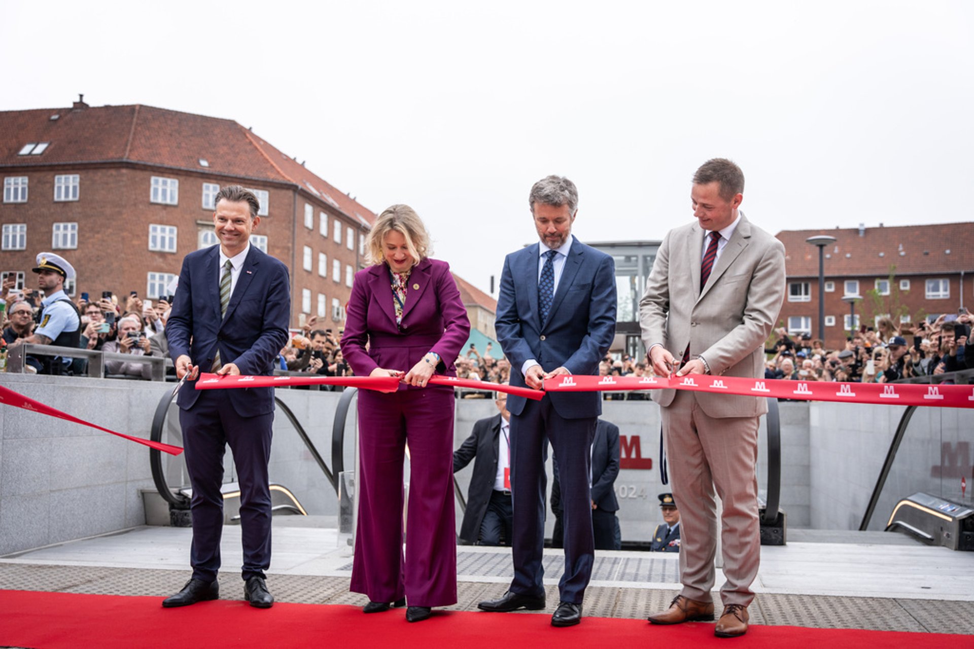 Royal glamour as Copenhagen's underground expands