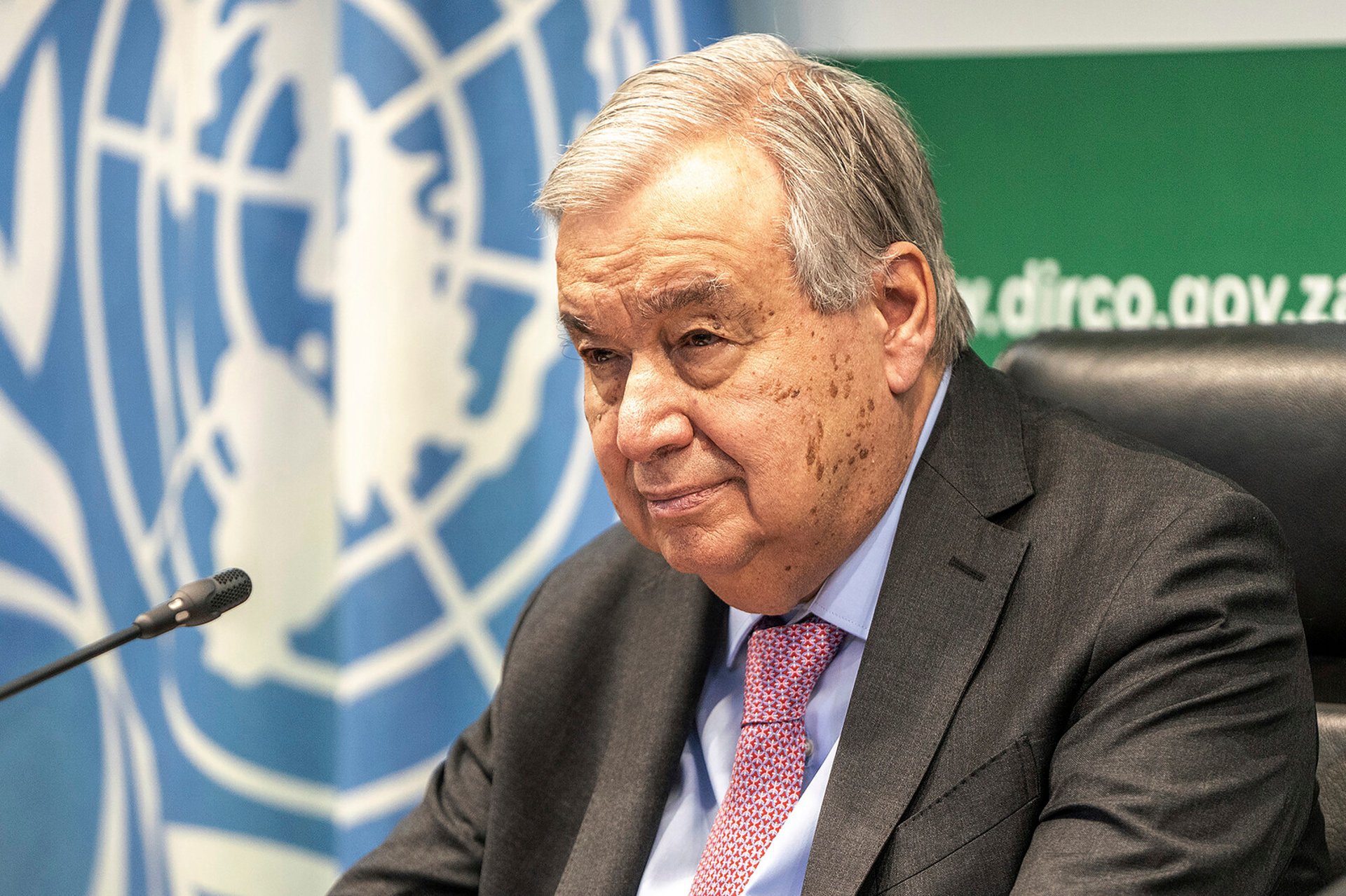 The UN chief warns of humanity's evil deeds