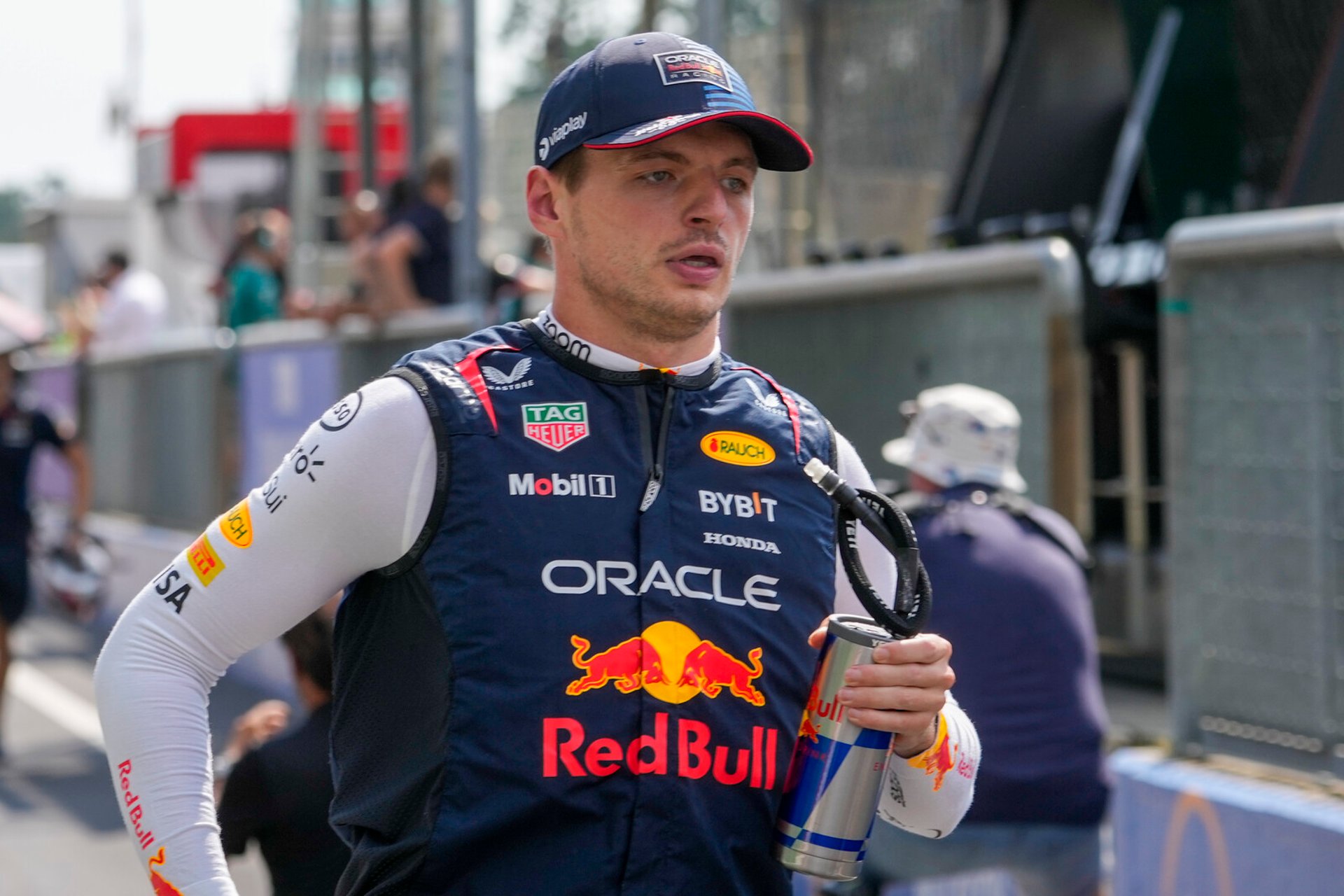 Verstappen penalized for profanity