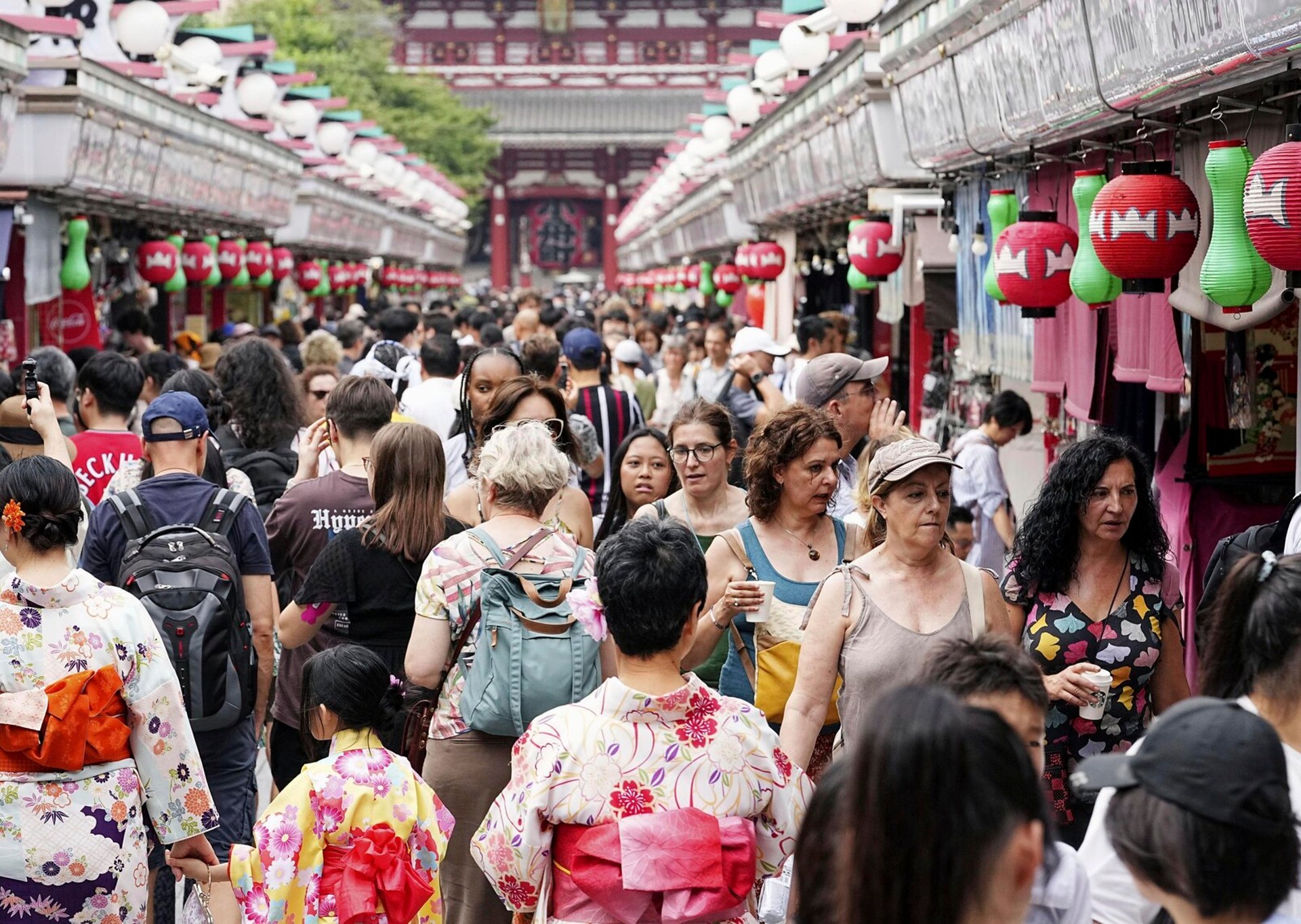 A Record Number of Tourists