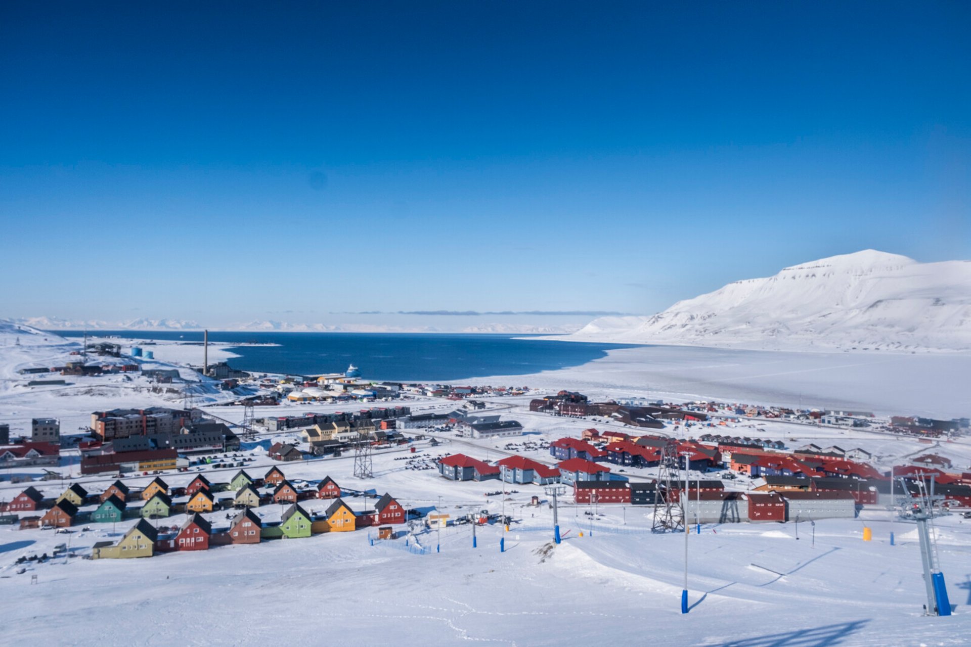 Russian Flew Drone on Svalbard