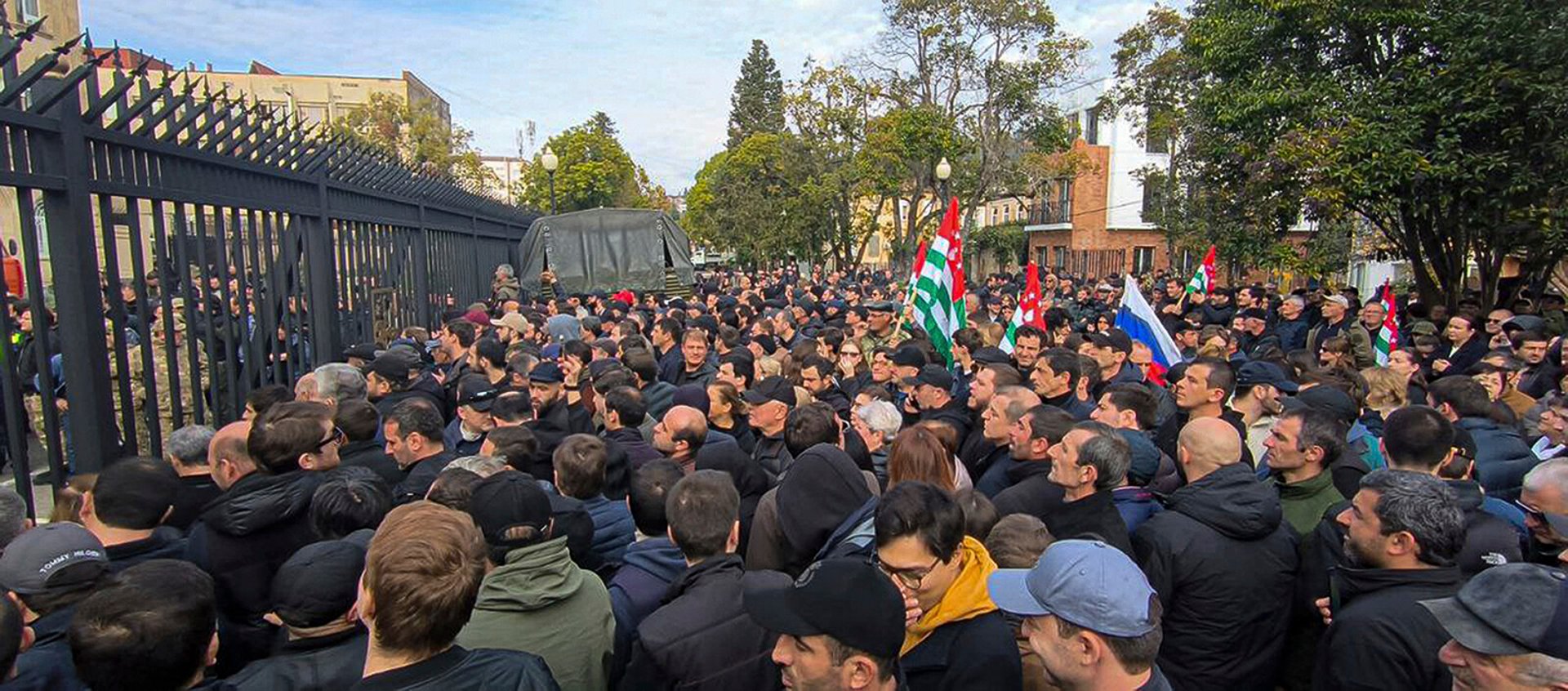 Unrest in Georgian breakaway region – several injured