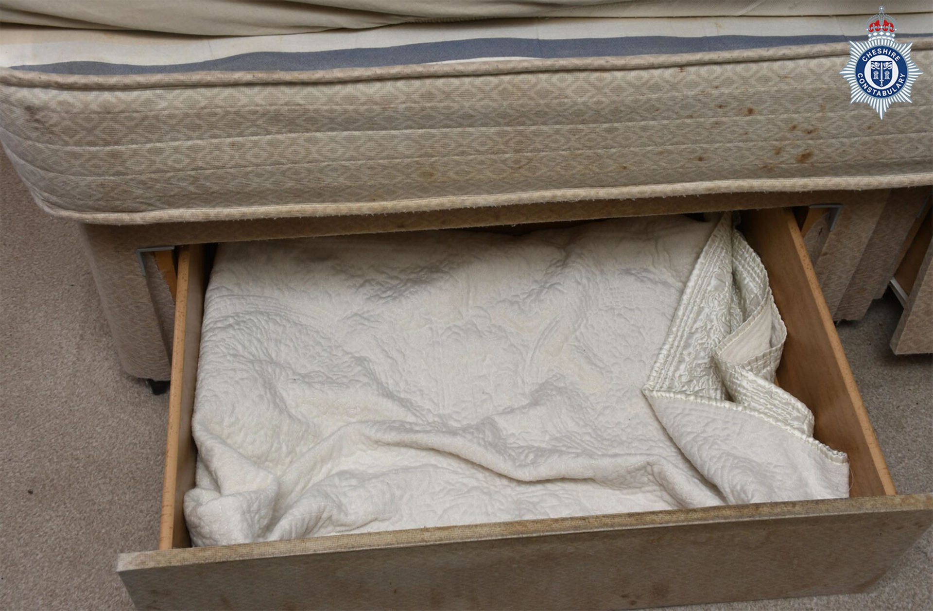 Three-year-old was kept in a drawer – had never seen daylight