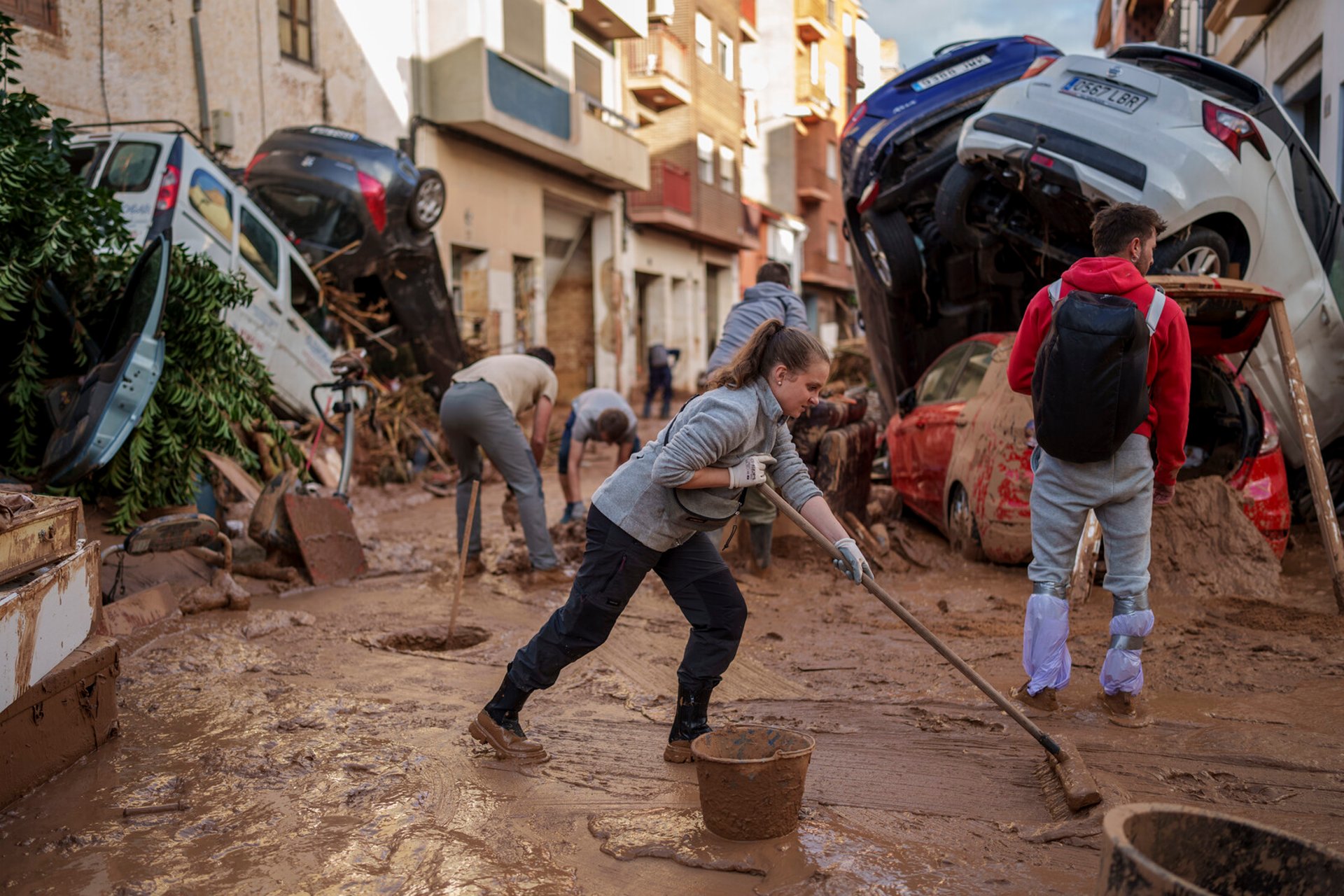 This is the epicenter of the flood: "A battlefield"