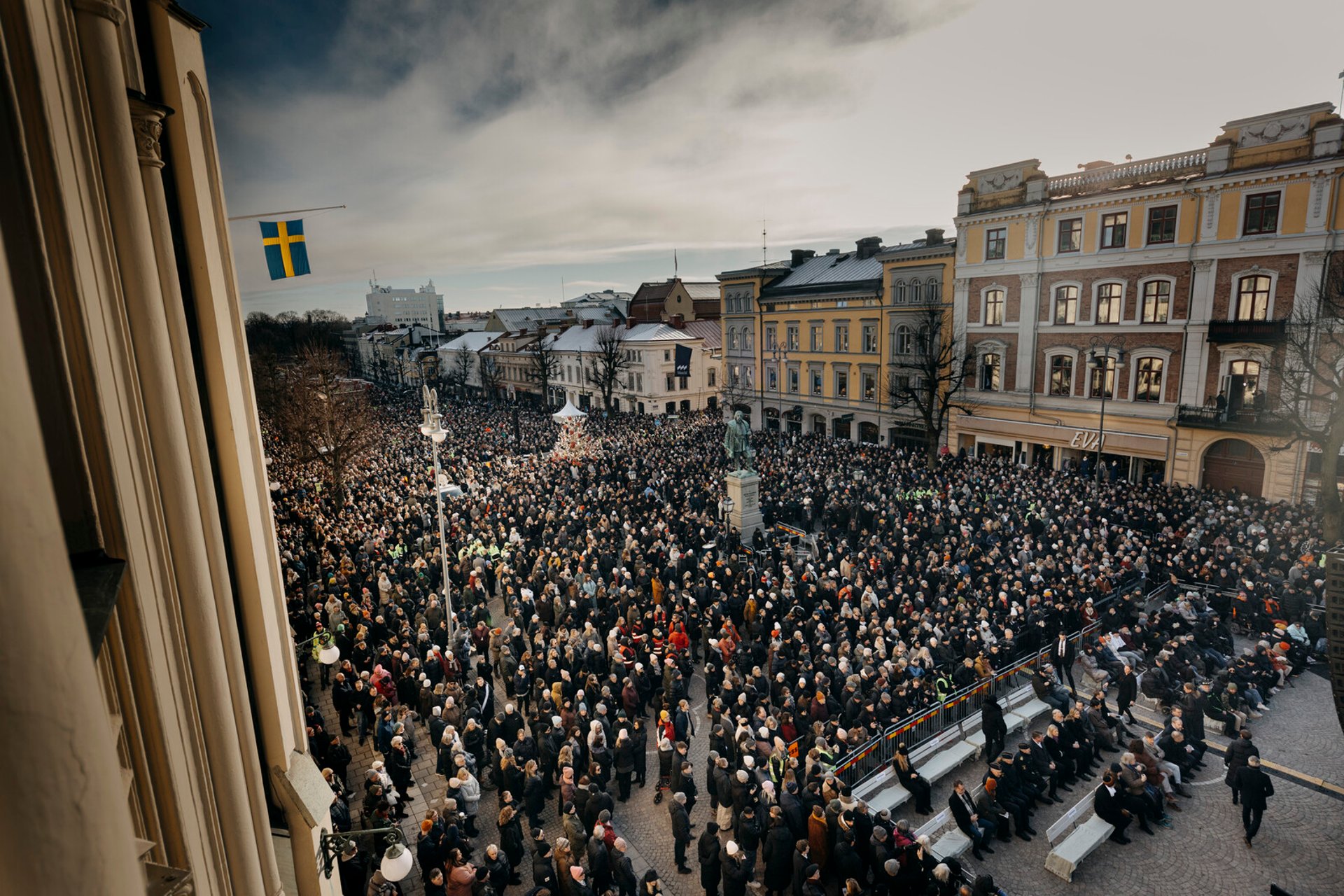 Sweden fell silent – for the victims in Örebro