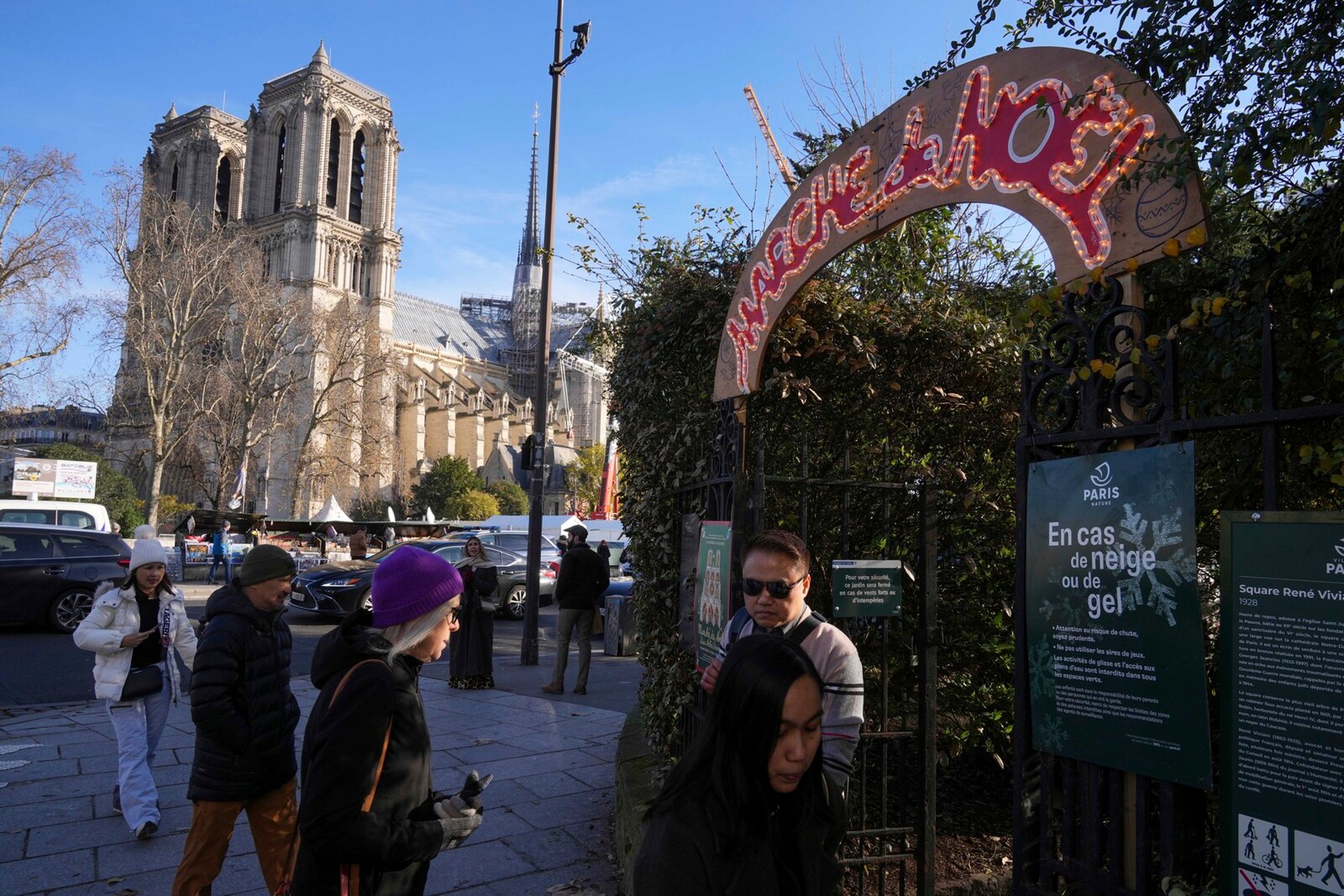 Trump to the Reopening of Notre Dame