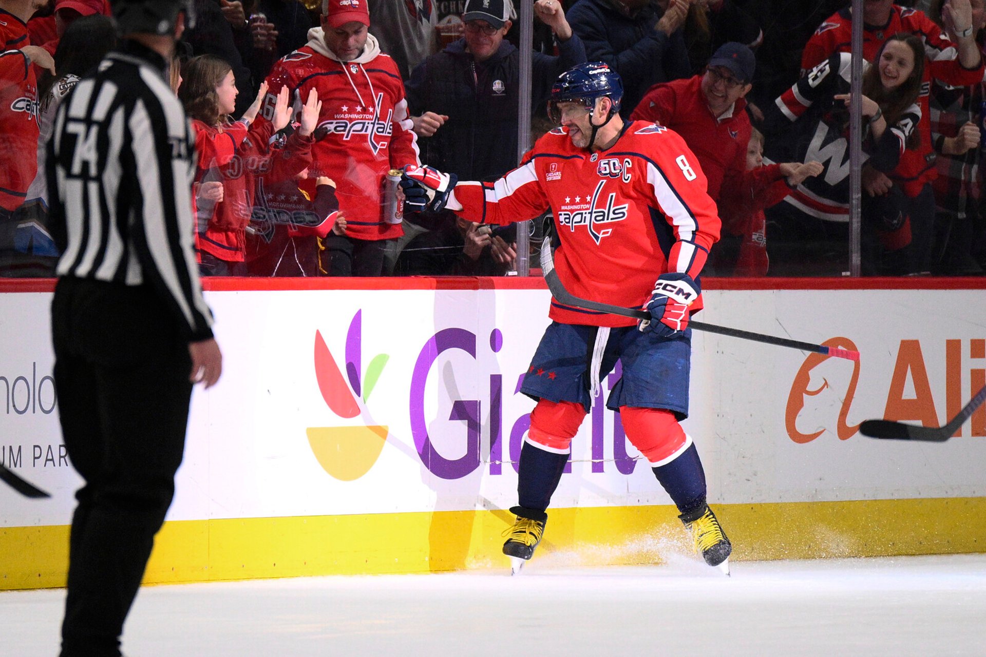 Ovechkin with a hat-trick – closing in on Gretzky