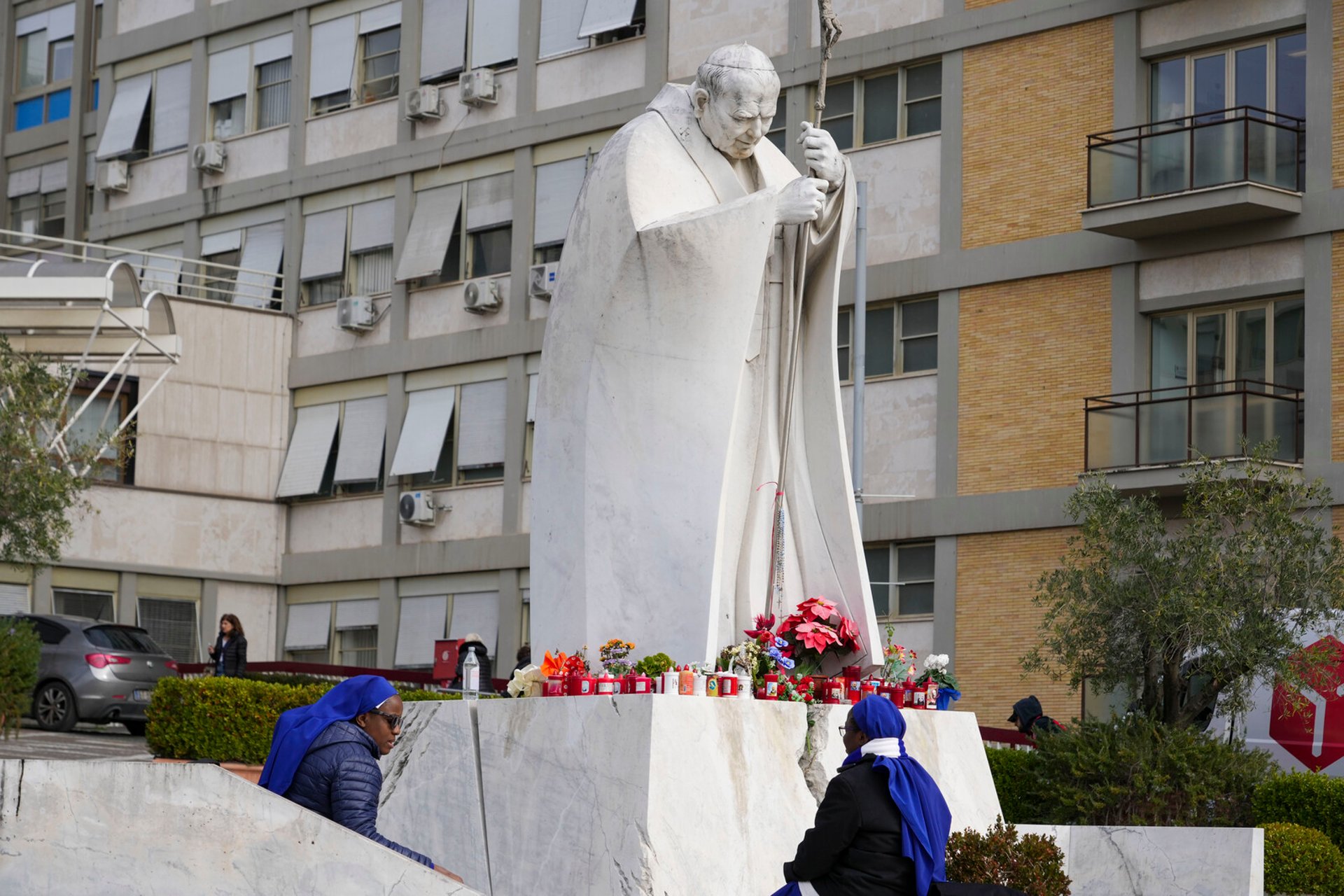 The Pope Remains in Hospital