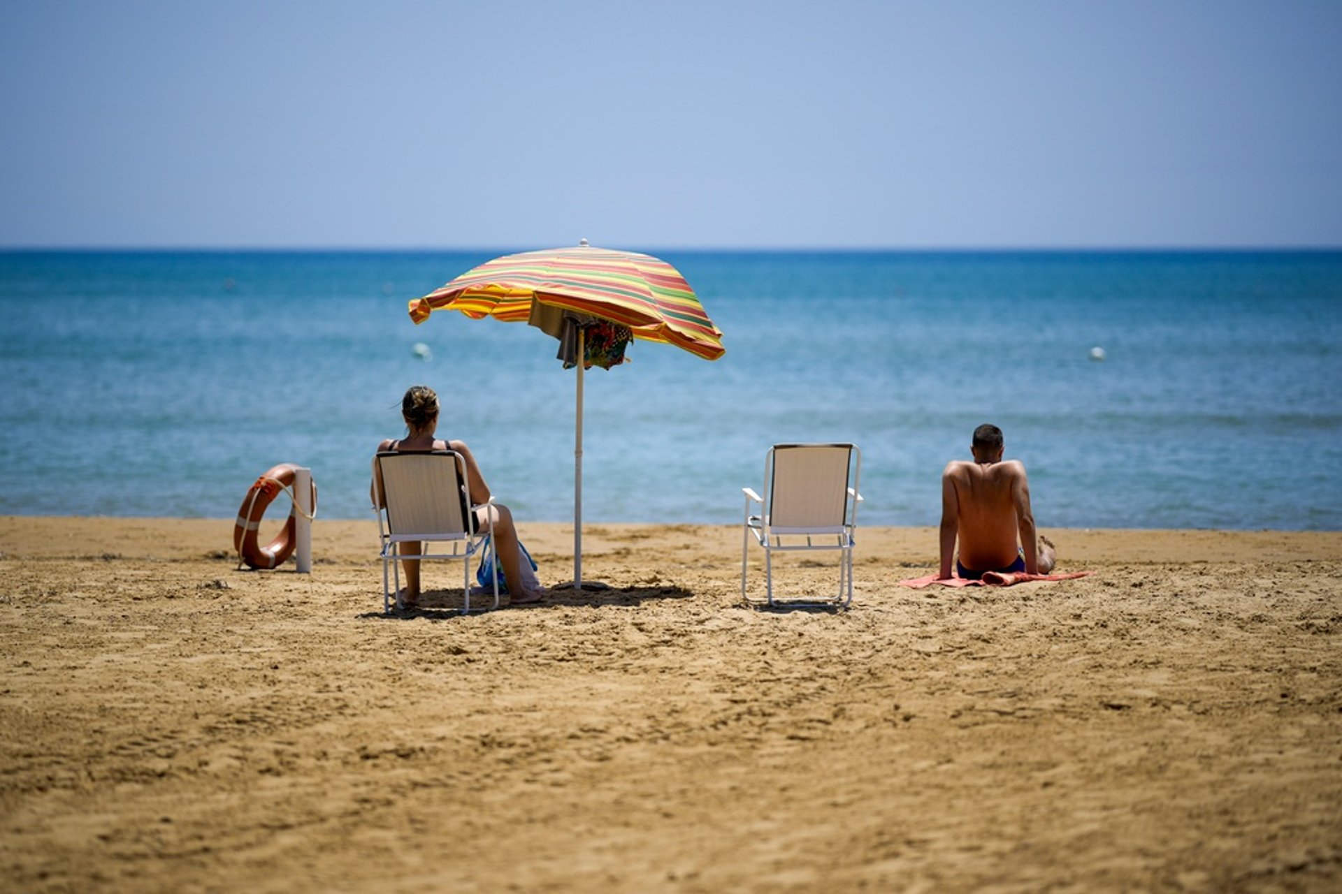 Record temperature measured in the Mediterranean