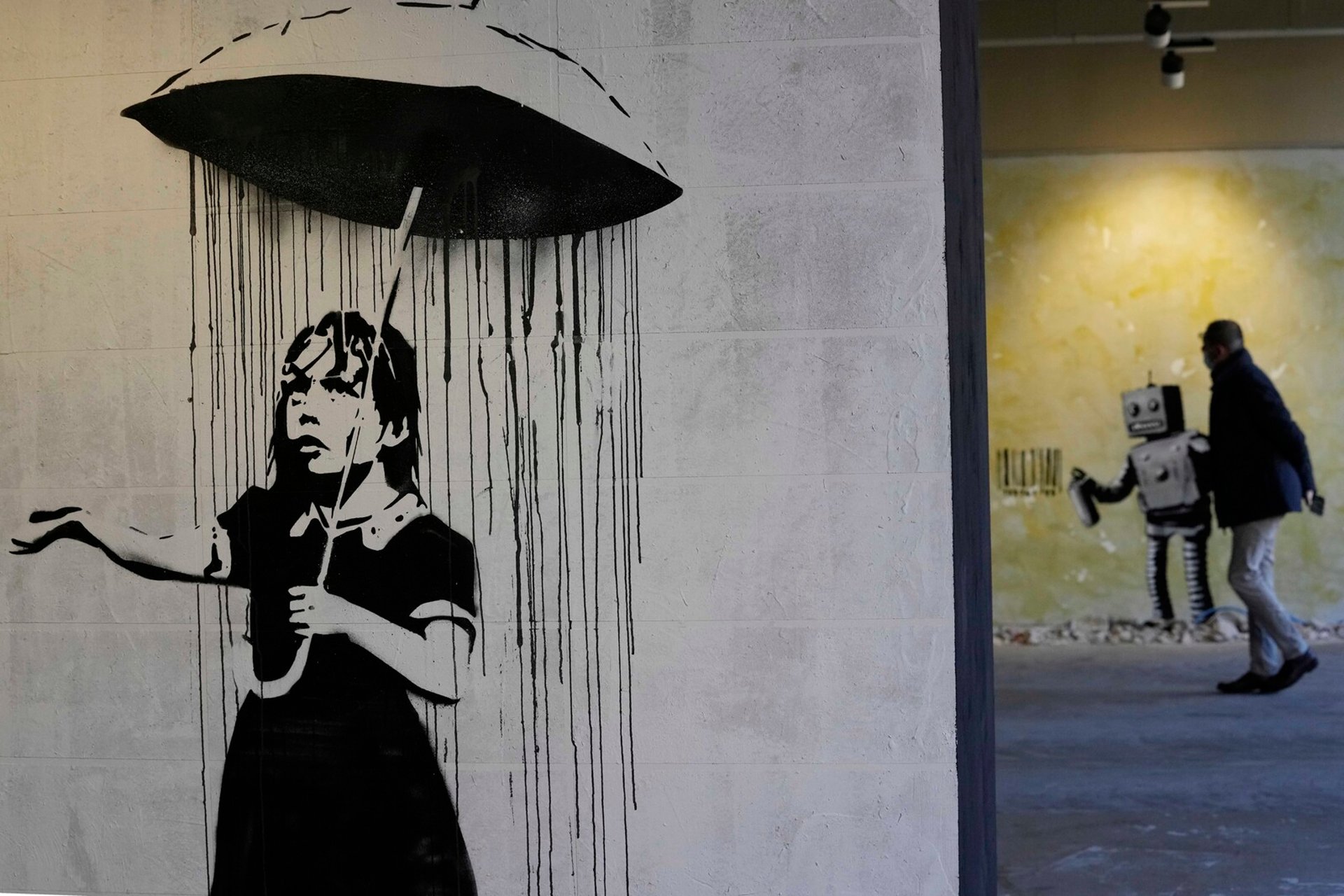 Police have found Banksy counterfeiters