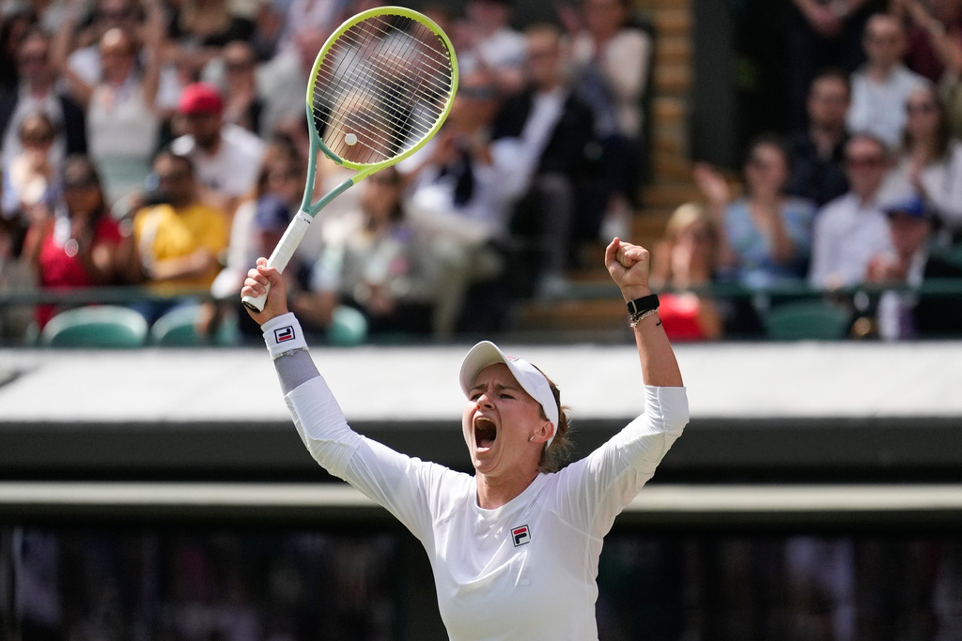 Ready for her first Wimbledon semi-final