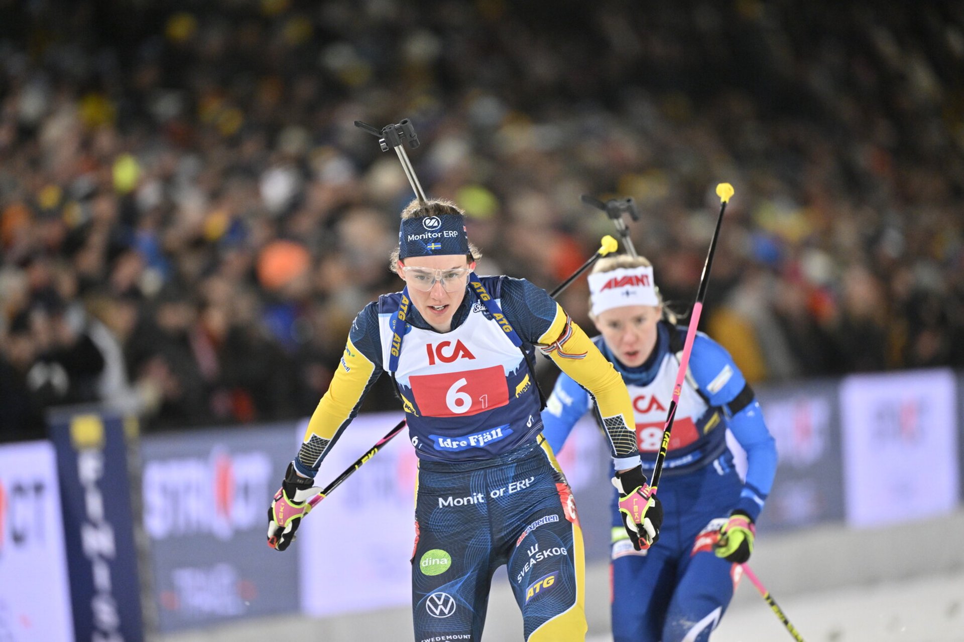 Finnish Duo Triumphs in Thrilling Biathlon Finish at Stockholm Stadium