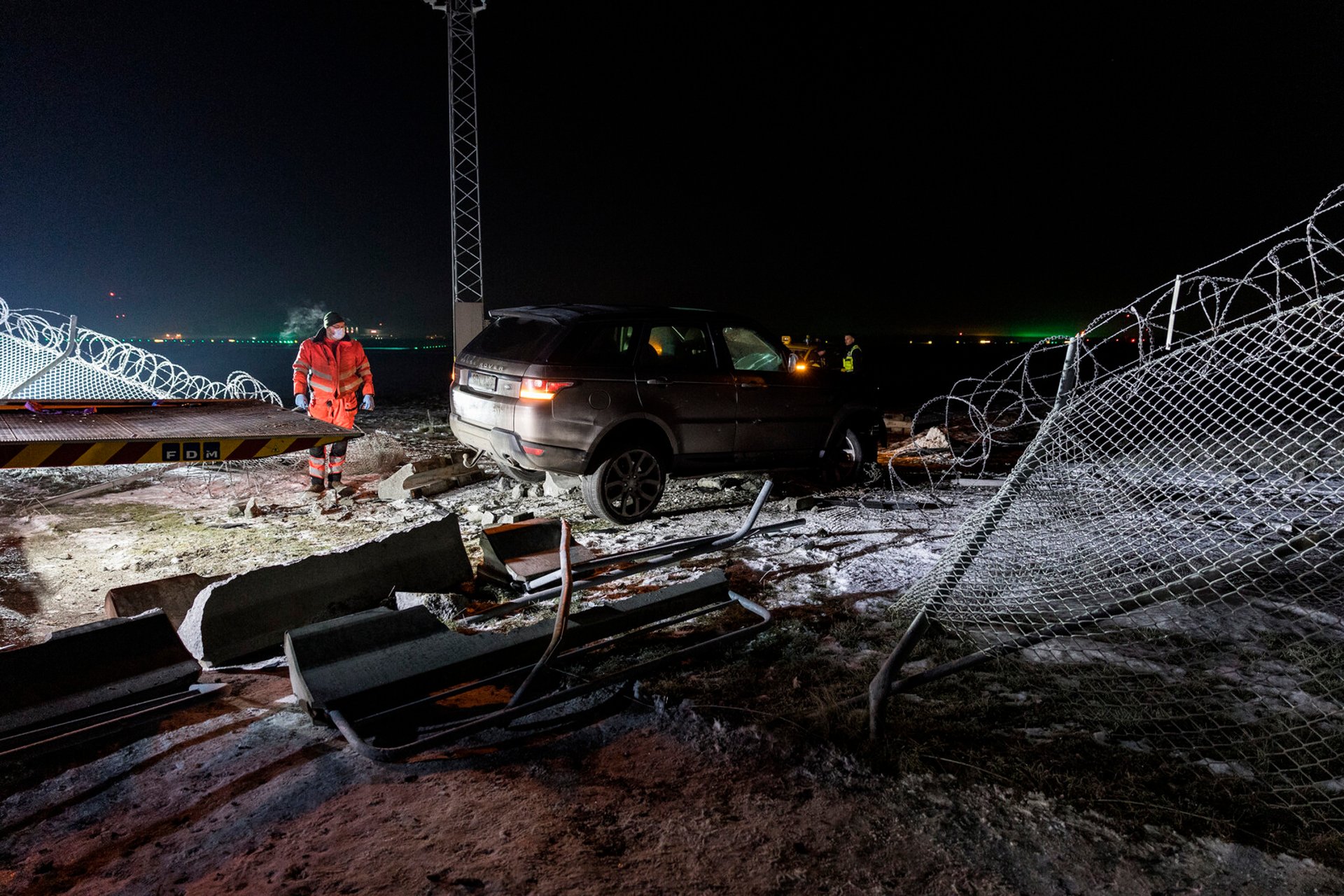 The airspace over Kastrup closed after car chase