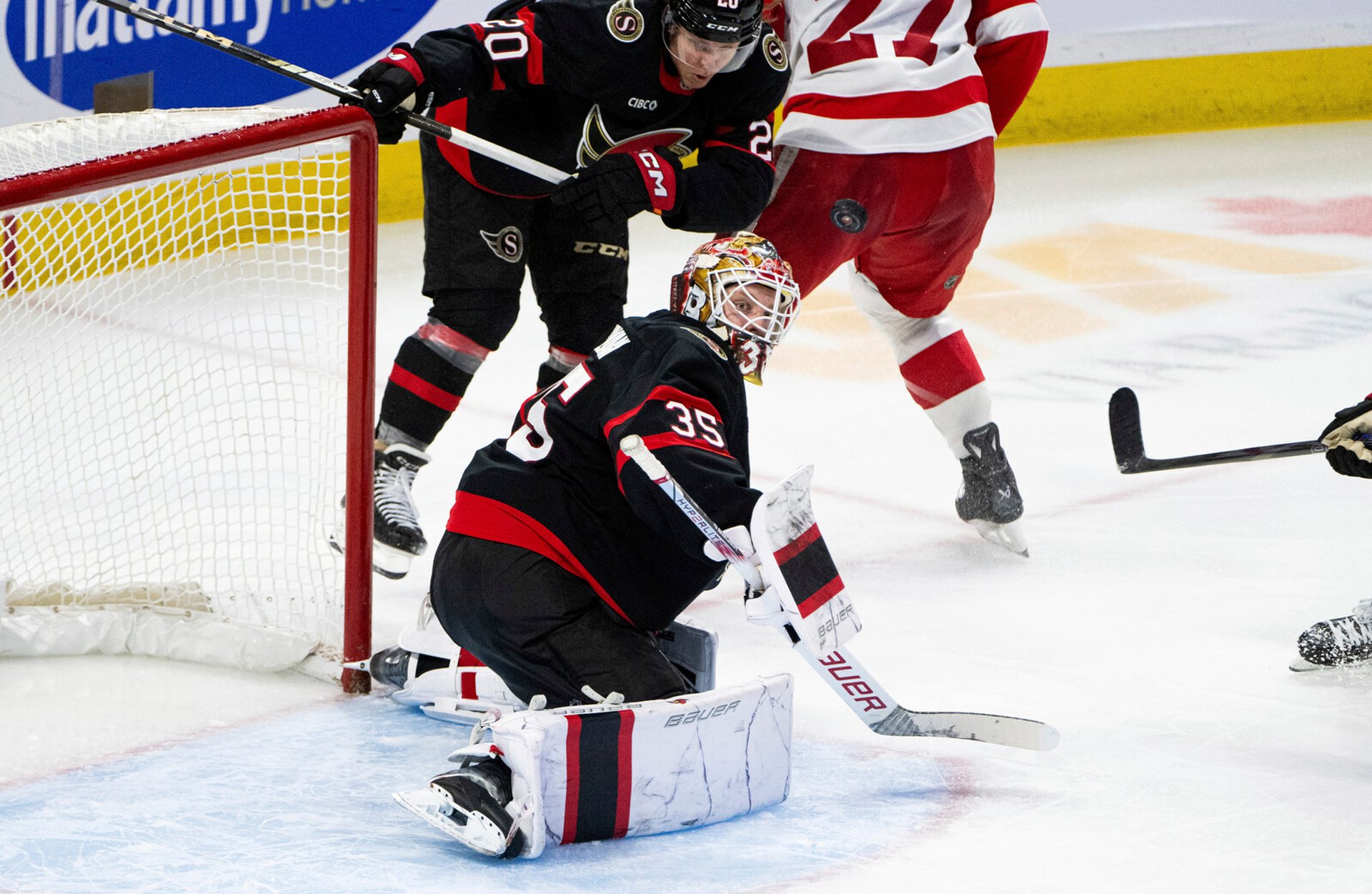 Monster Match by Swedish Star Linus Ullmark - Tears into the Team