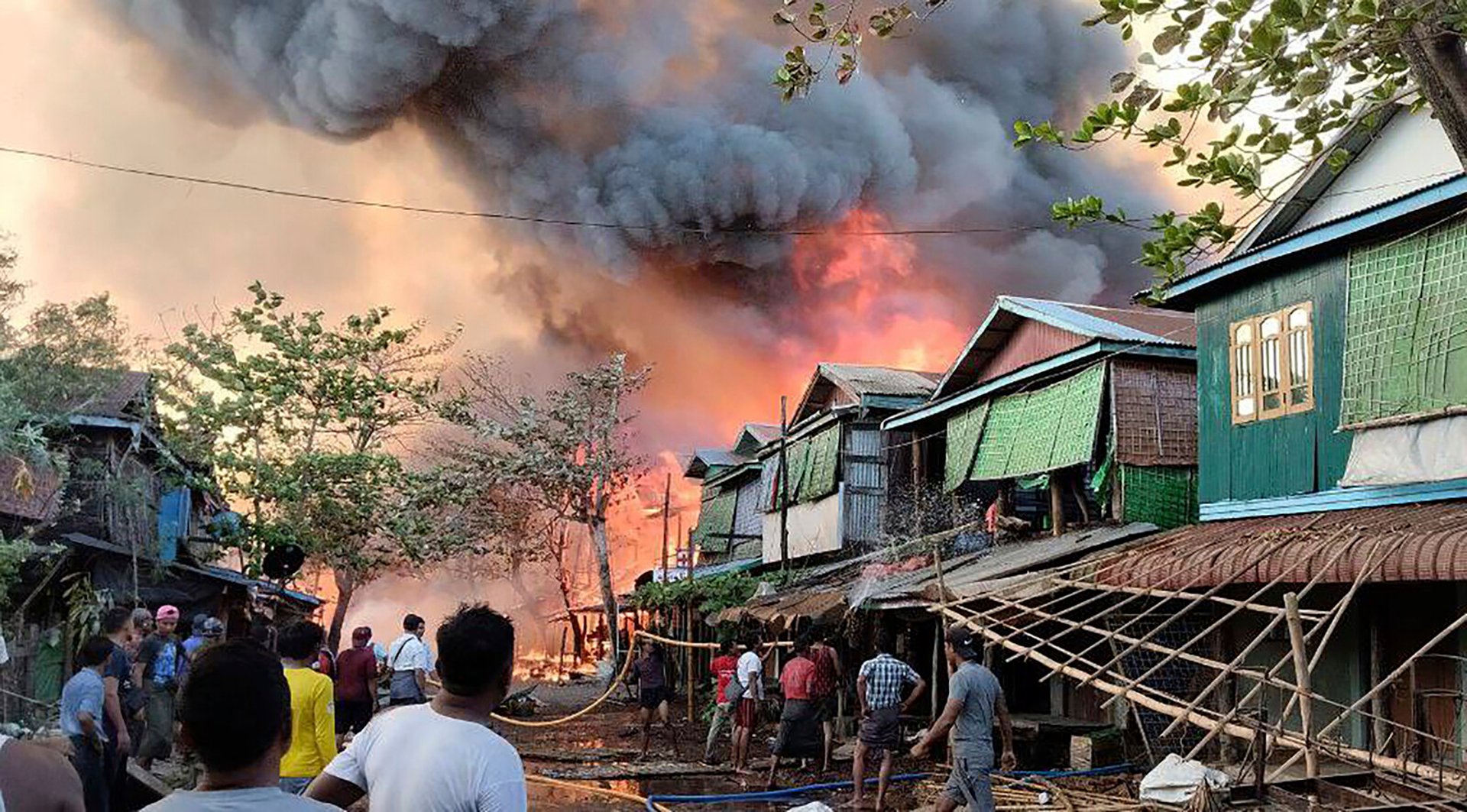 40 people killed in air attack in Myanmar