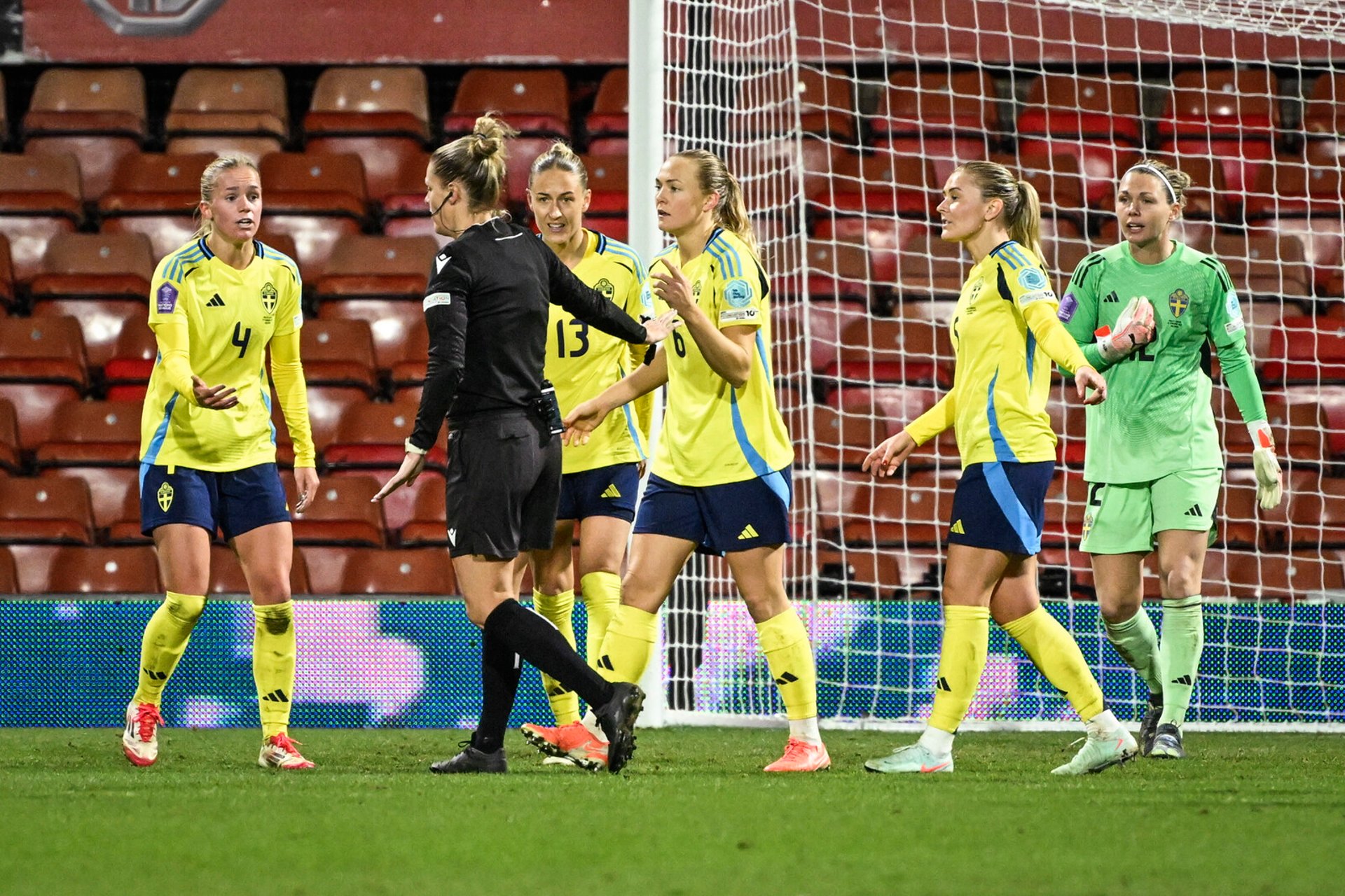 Swedish referee criticism – point loss in Nations League