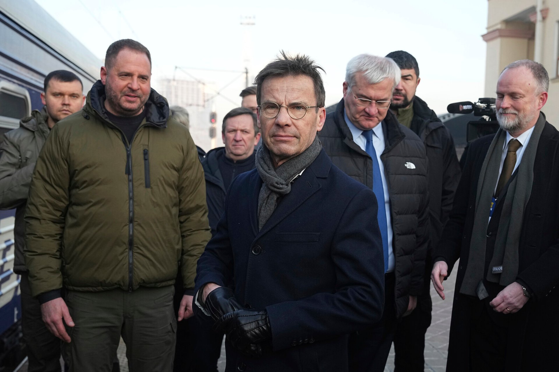 Kristersson in Kyiv: Fought for freedom for three years