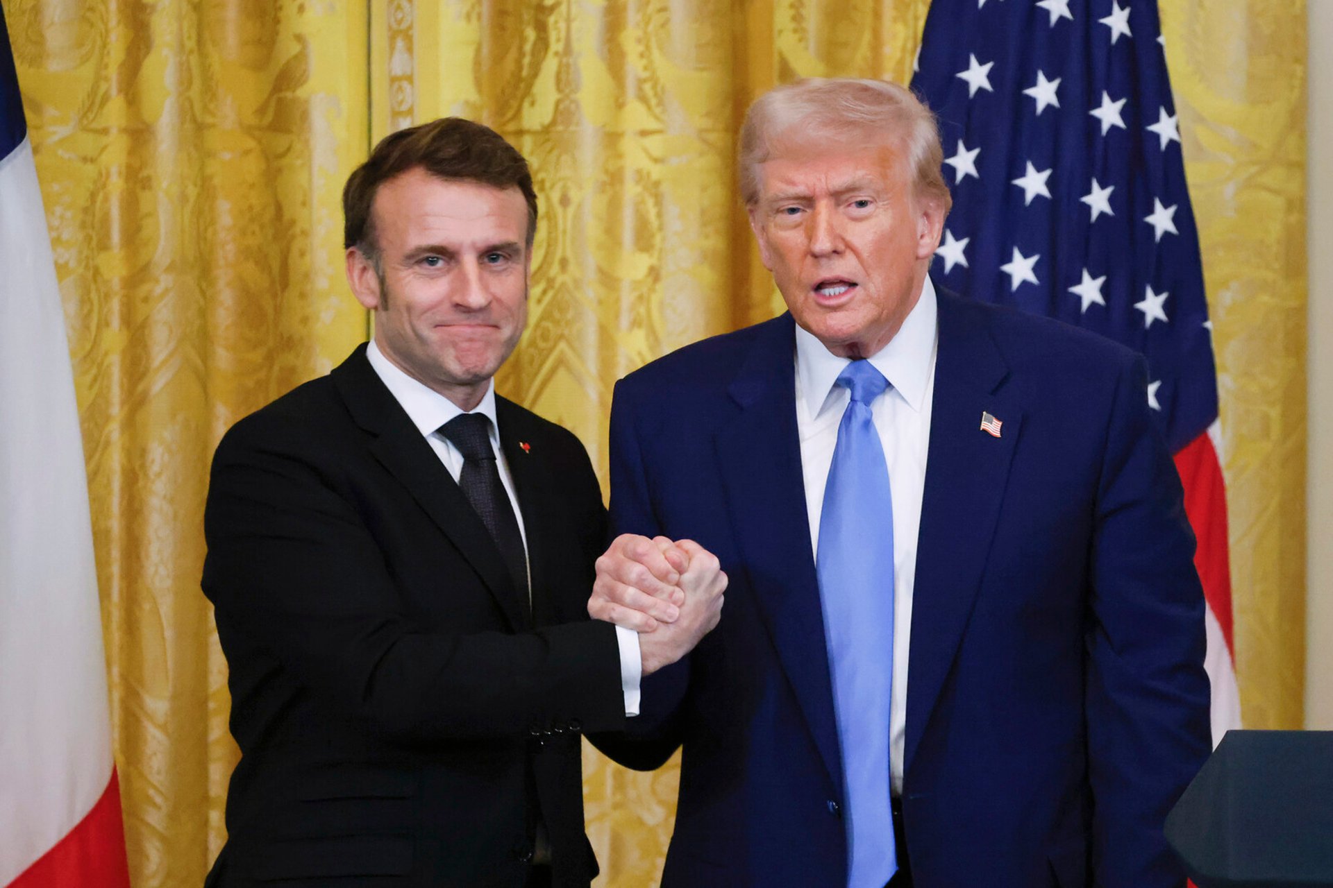 Friendly Macron wants to reach Trump: "Some rapprochement"