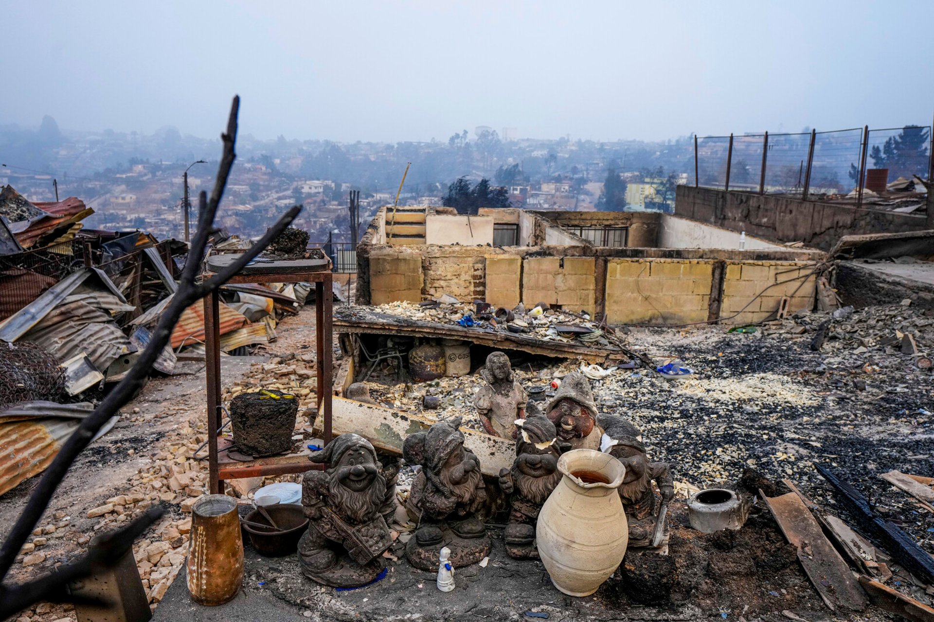 Curfew as Fires Rage in Central Chile