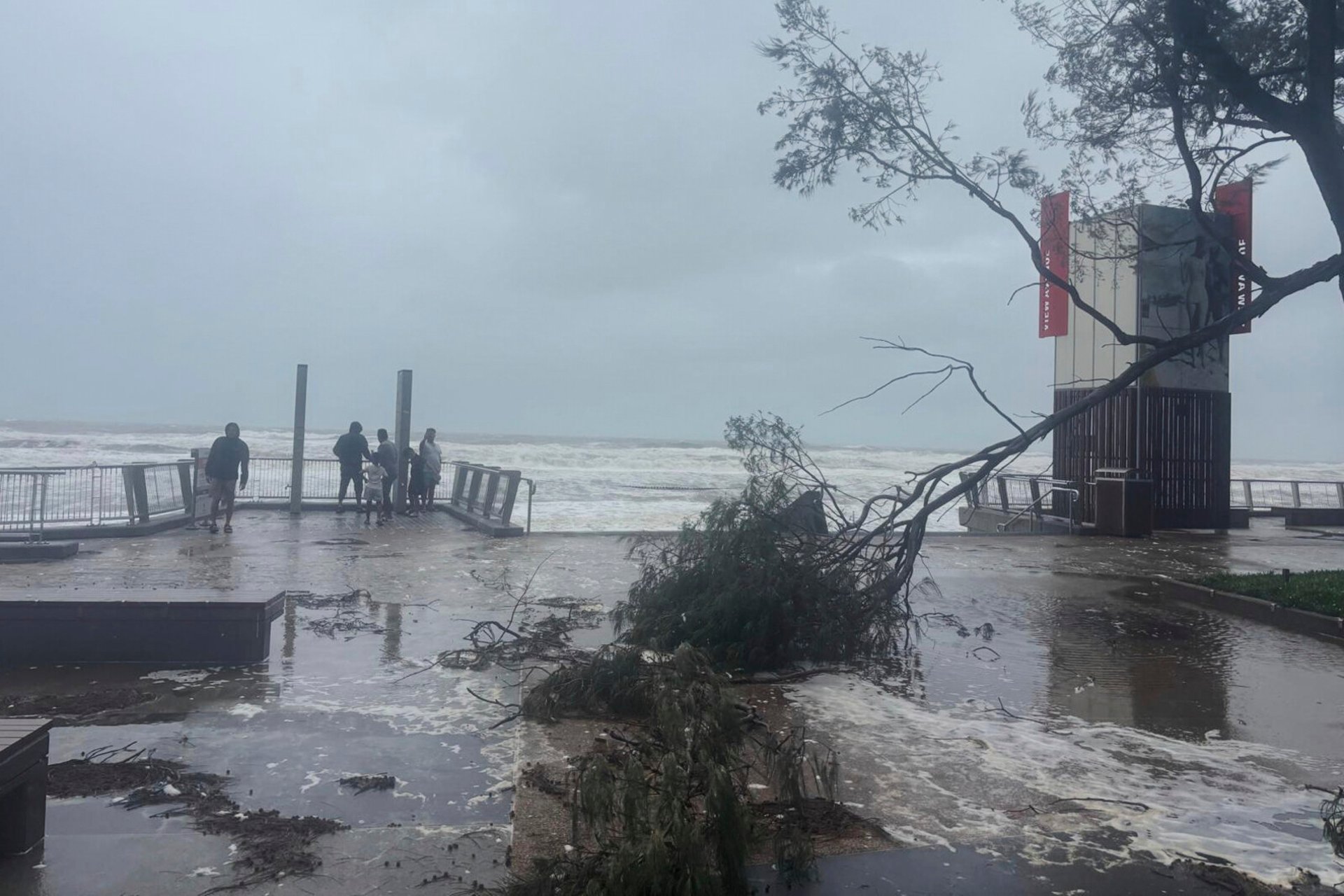 Military Vehicles Crashed During Storm