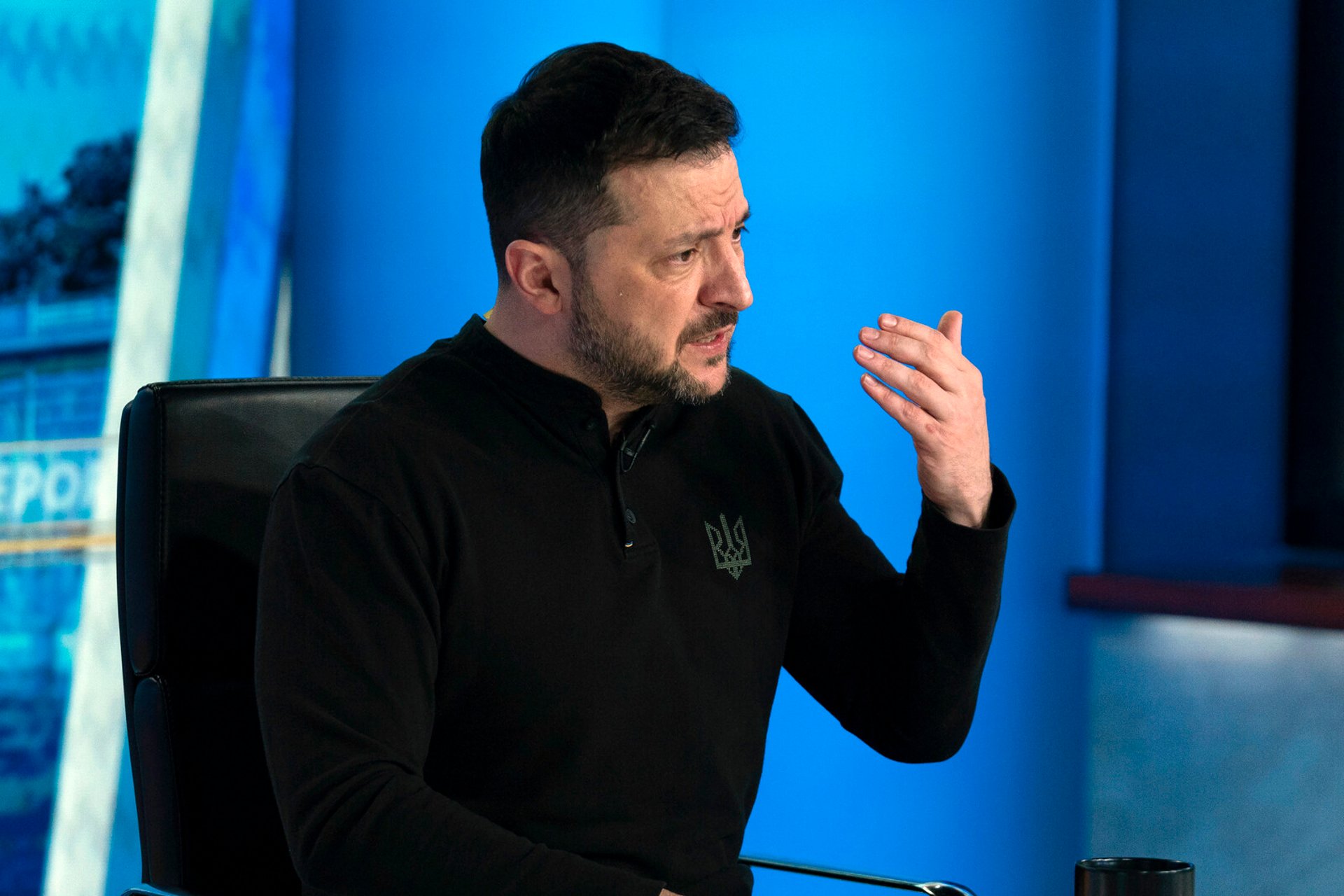 Zelensky on the row with