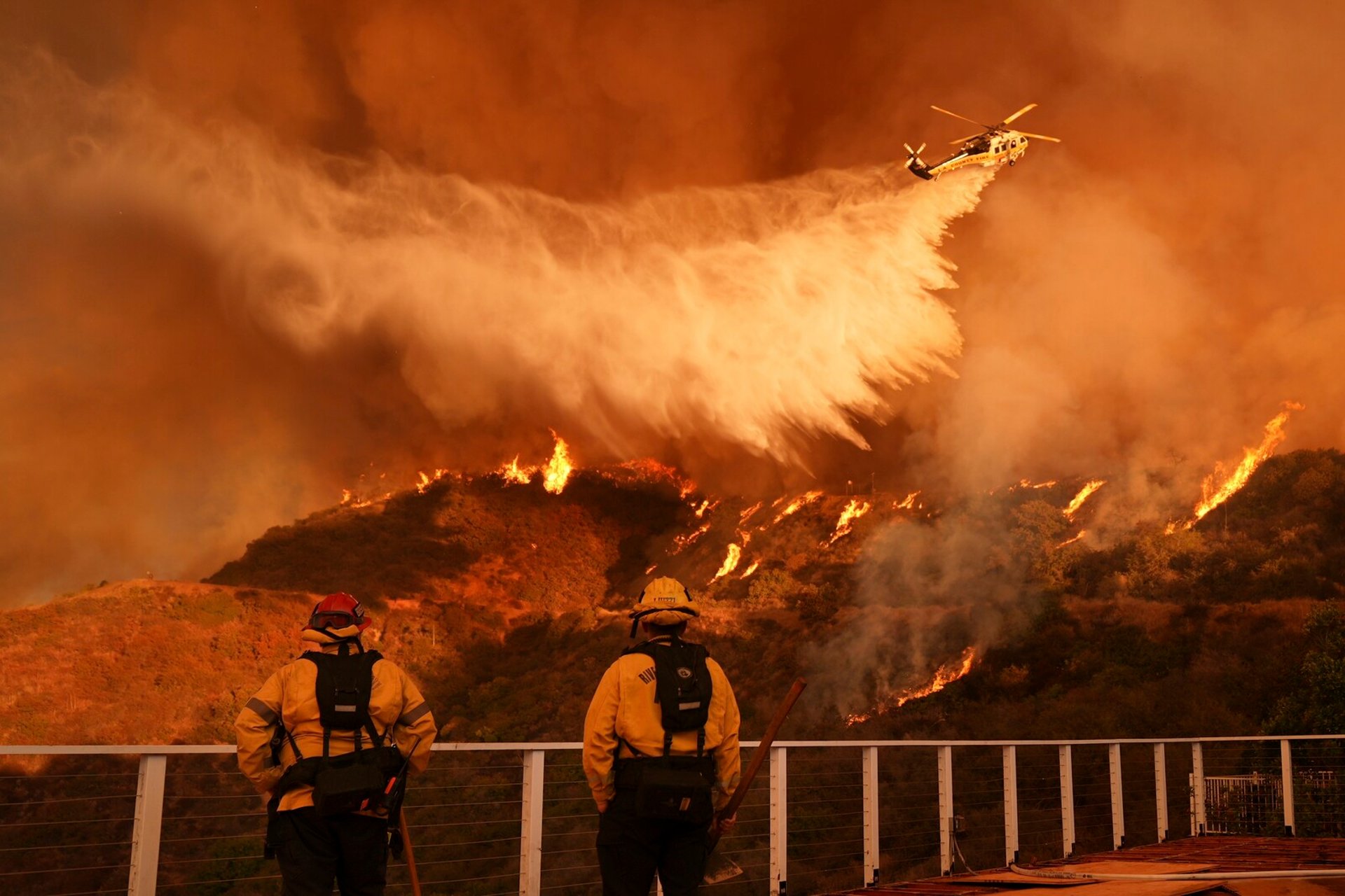 The Fires in LA Out