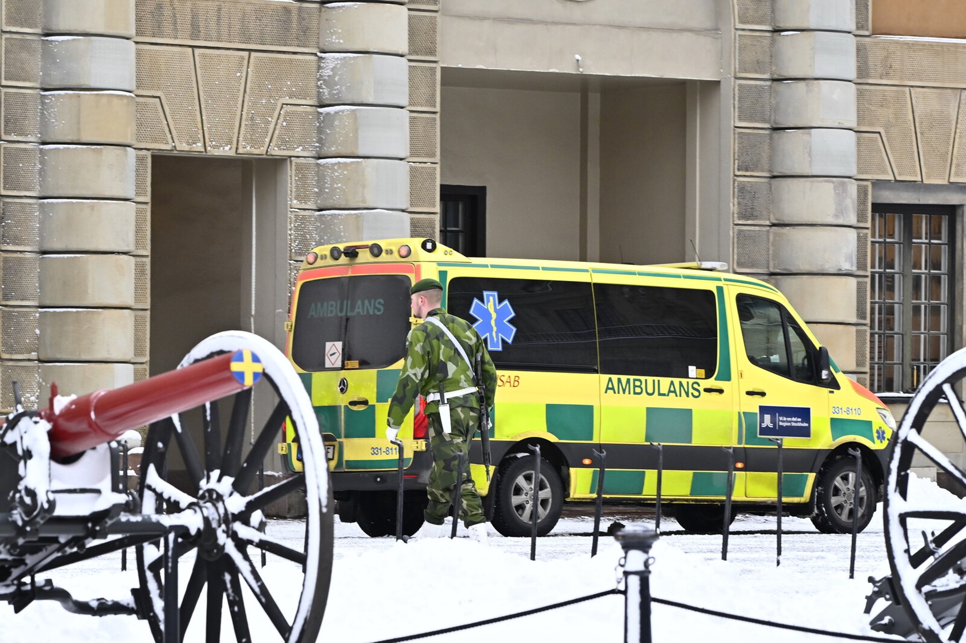 Guard at the Palace Slipped and Impaled Himself with Bayonet