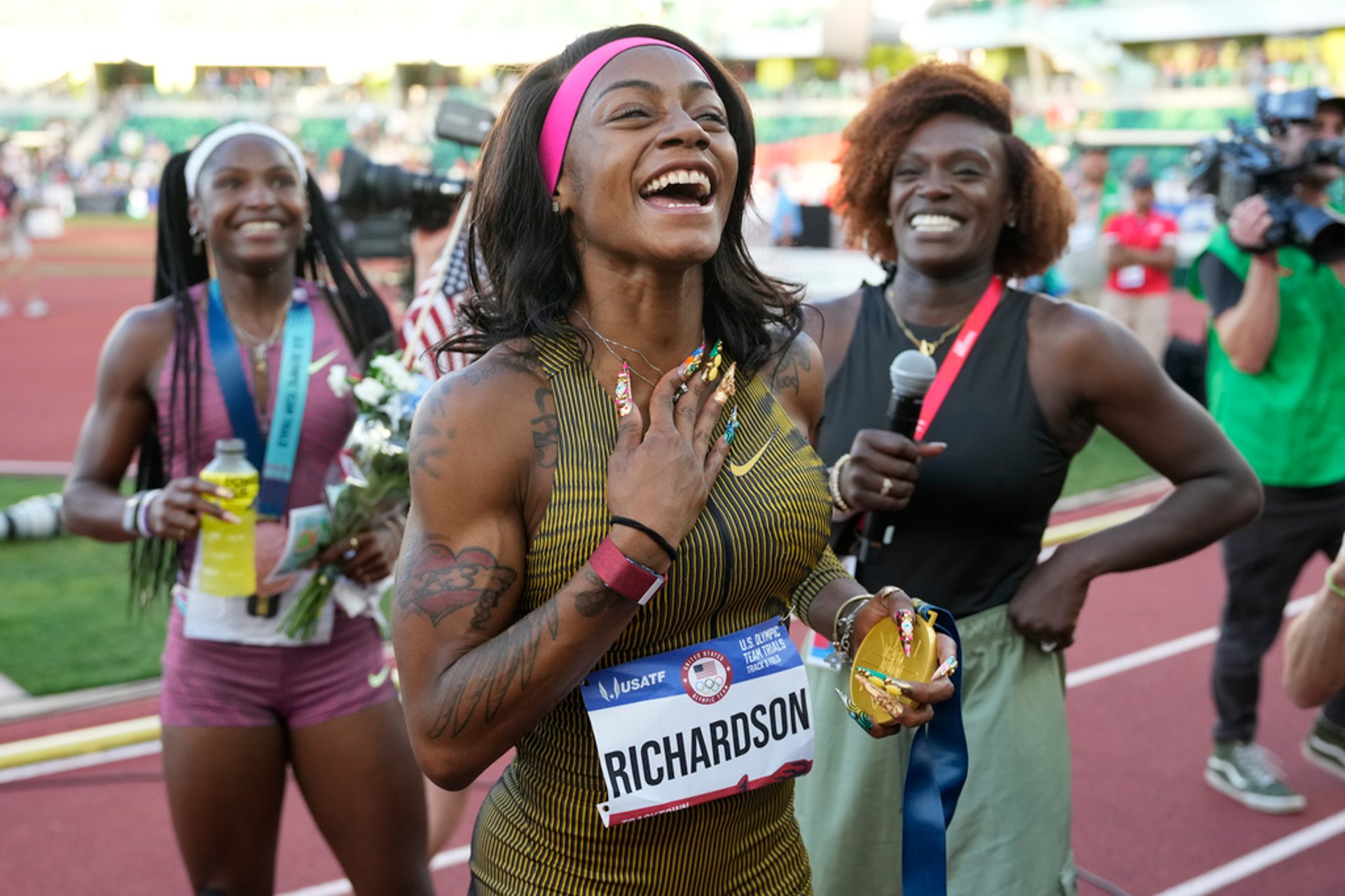 Richardson strikes with world's best performance