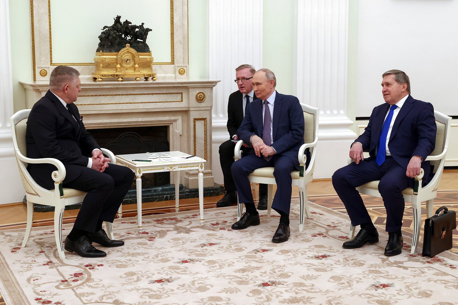 Putin meets Slovakia's Fico in