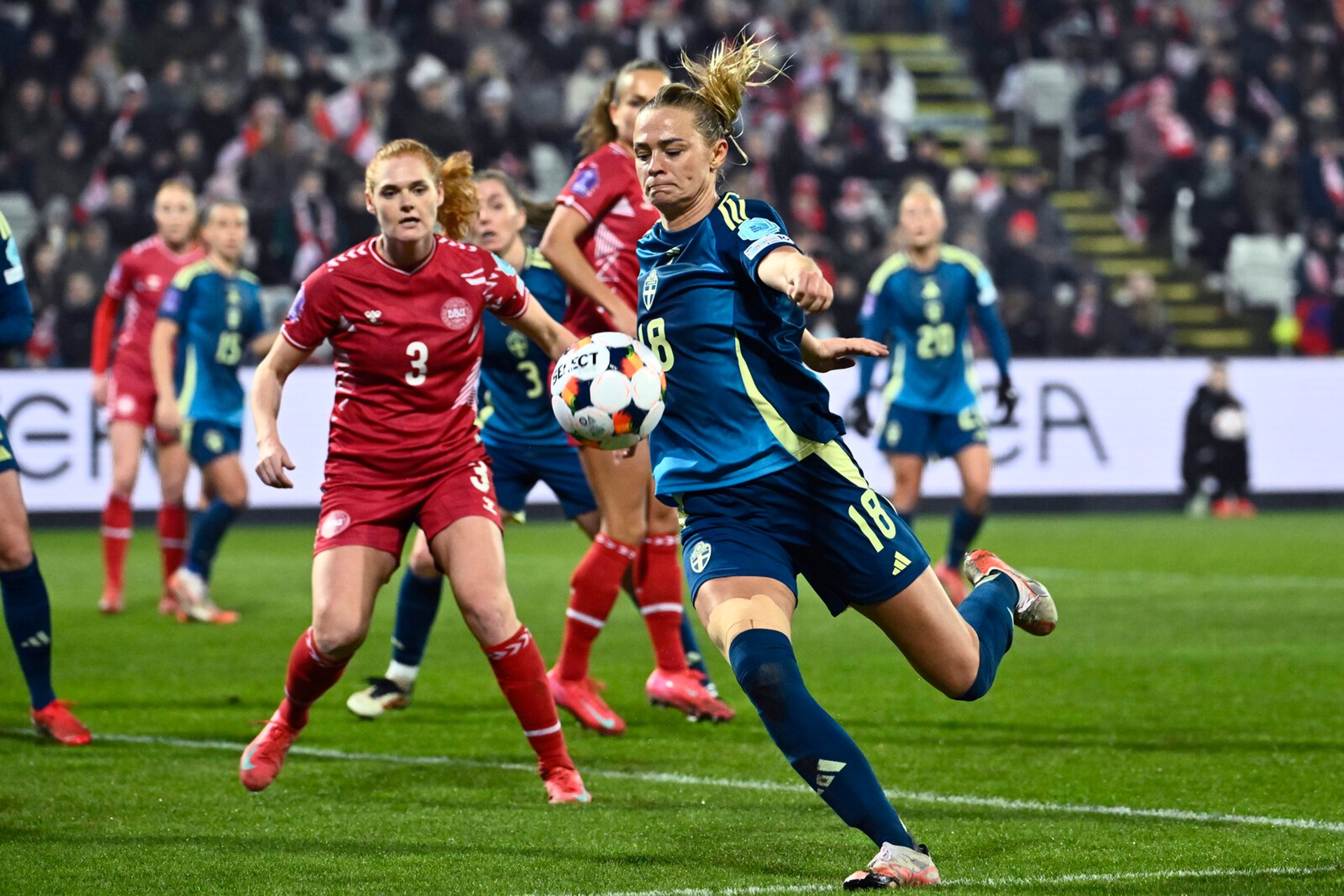 Swedish victory over Denmark – after Rolfö's dream goal