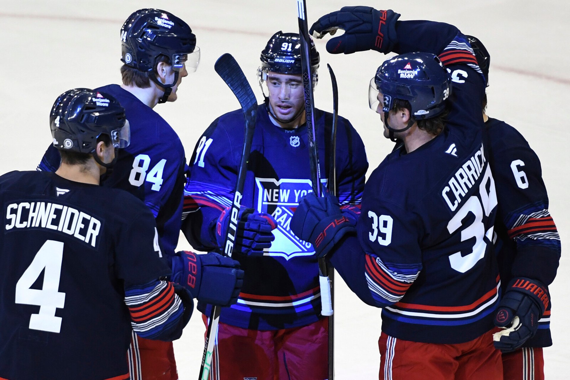 Edstrom netted as Rangers won the New York derby