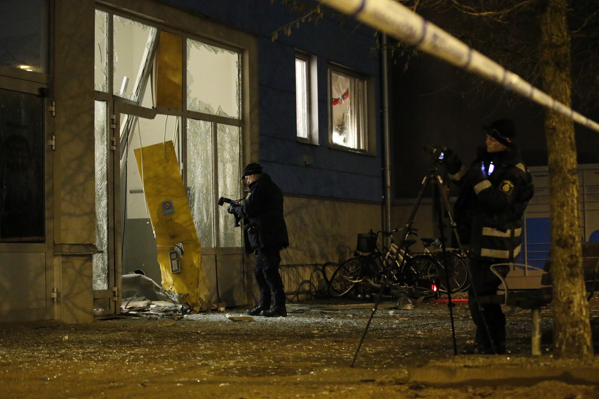 Gate blown up in Uppsala – one injured by shrapnel