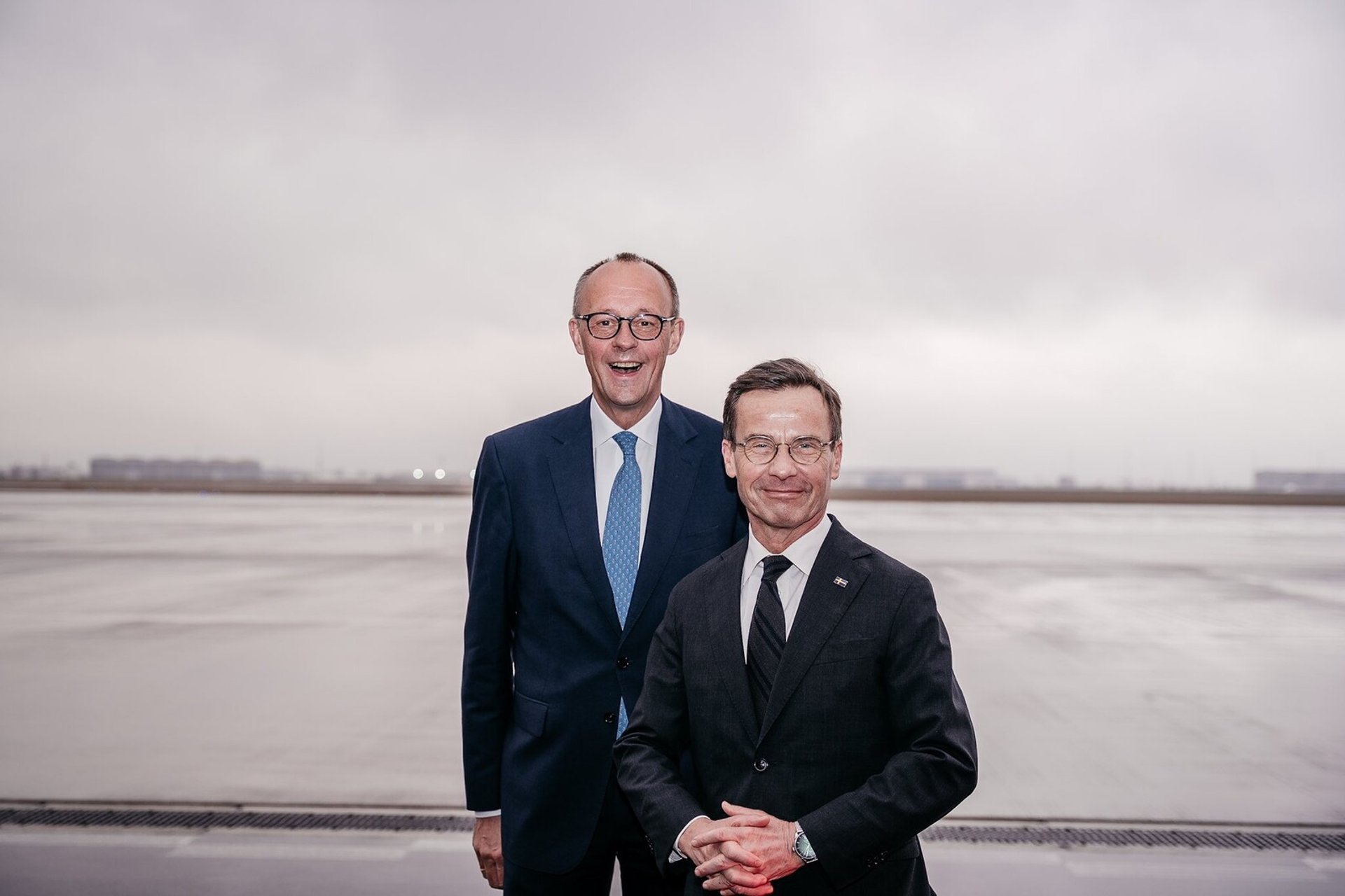 Prime Minister Kristersson met election winner Merz in Berlin