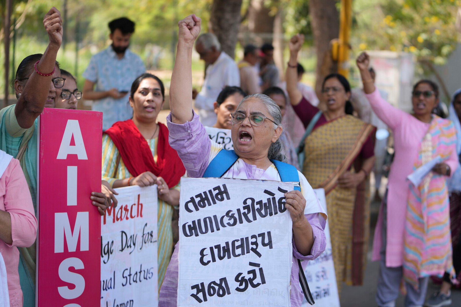 "In Pictures: Women Demonstrate for Increased Rights"