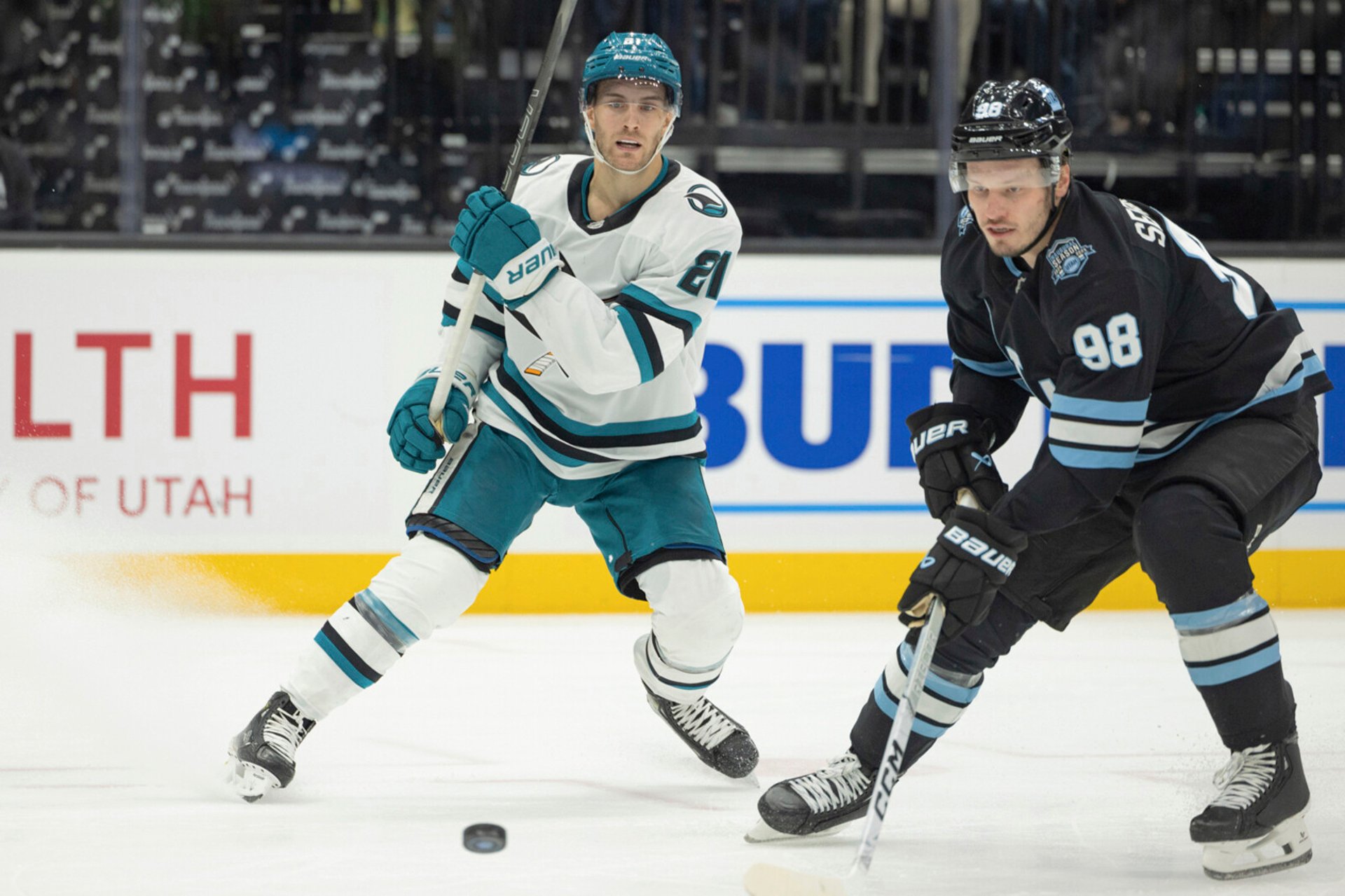 Swedish overtime goal when San Jose won their first