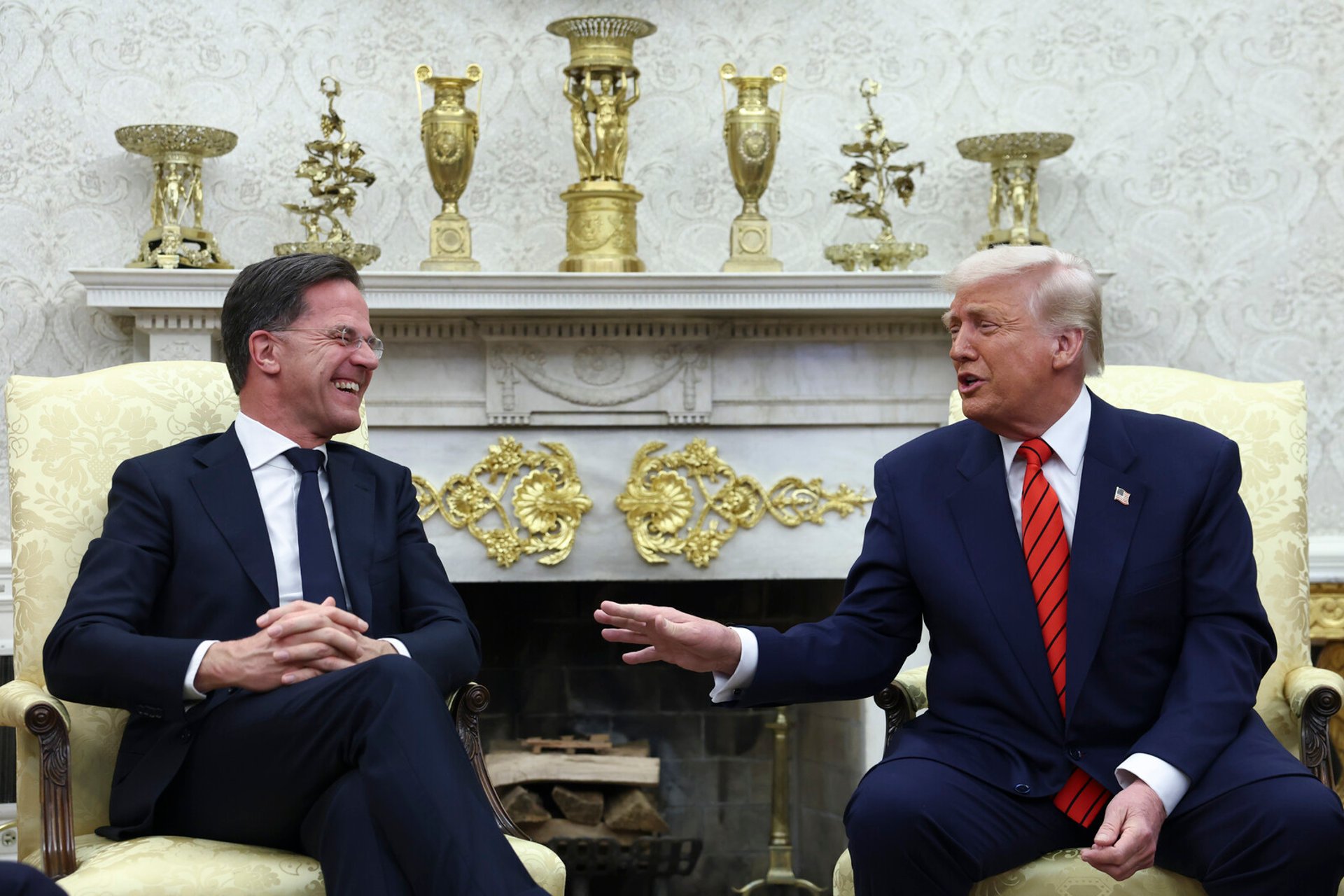 Trump talks about everything except NATO during Rutte's visit