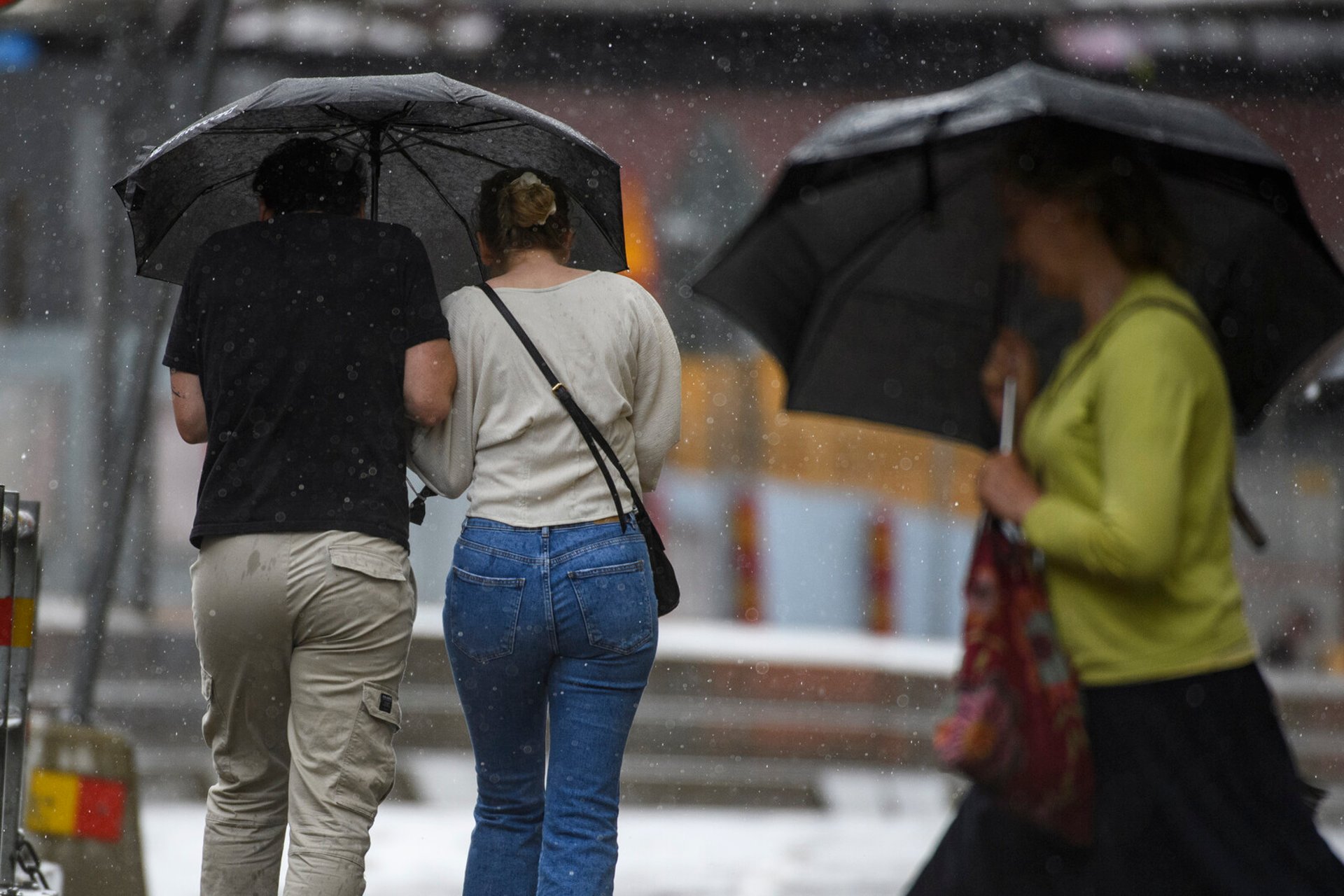 Now comes rain and snow: "A classic low-pressure system"