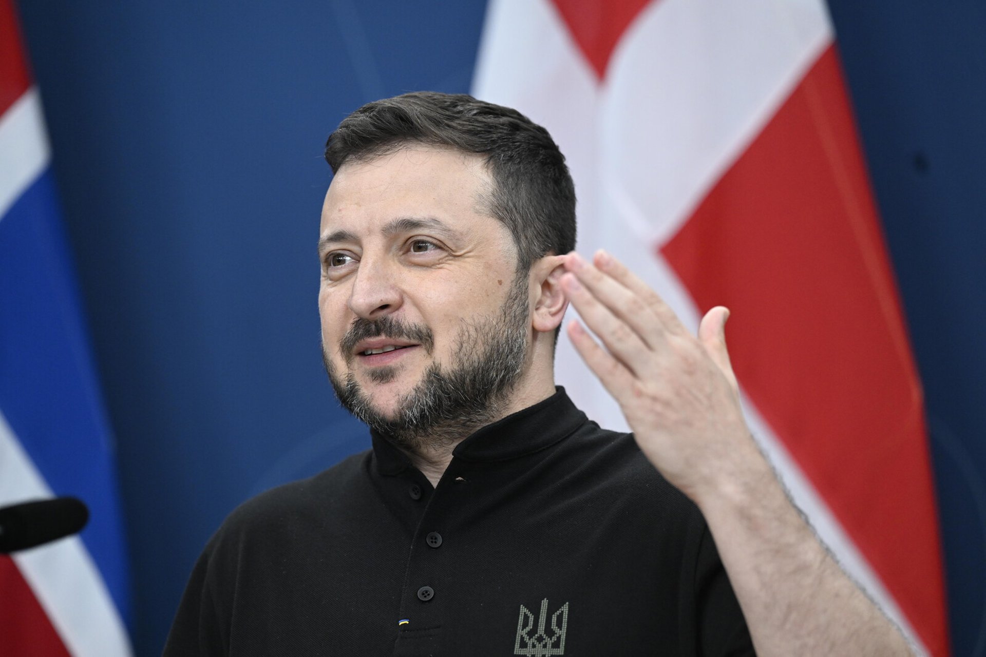 Zelensky speaks at the Nordic Council meeting in Reykjavik