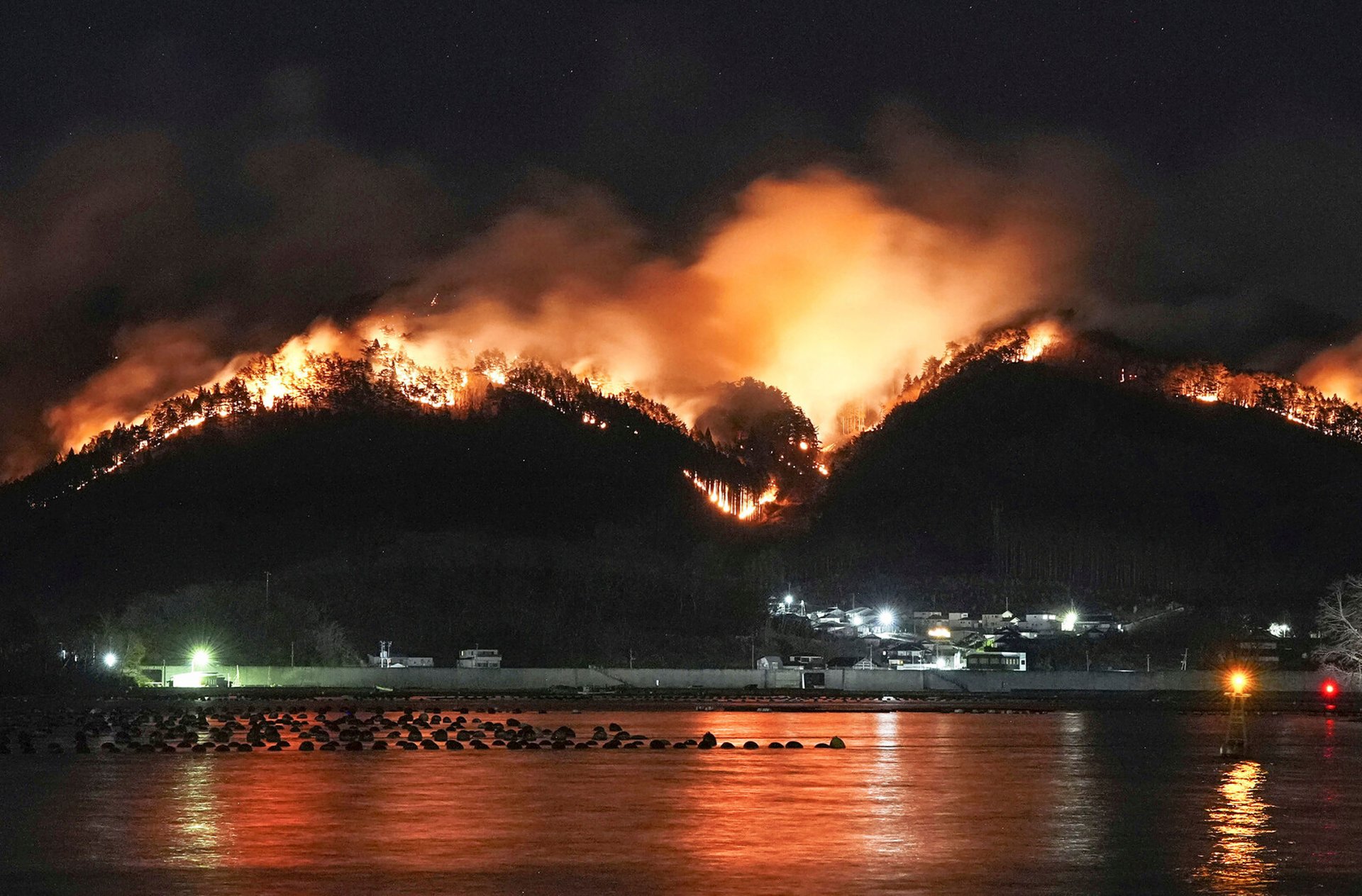 Japan's Largest Forest Fire in 50 Years Sparks Evacuations